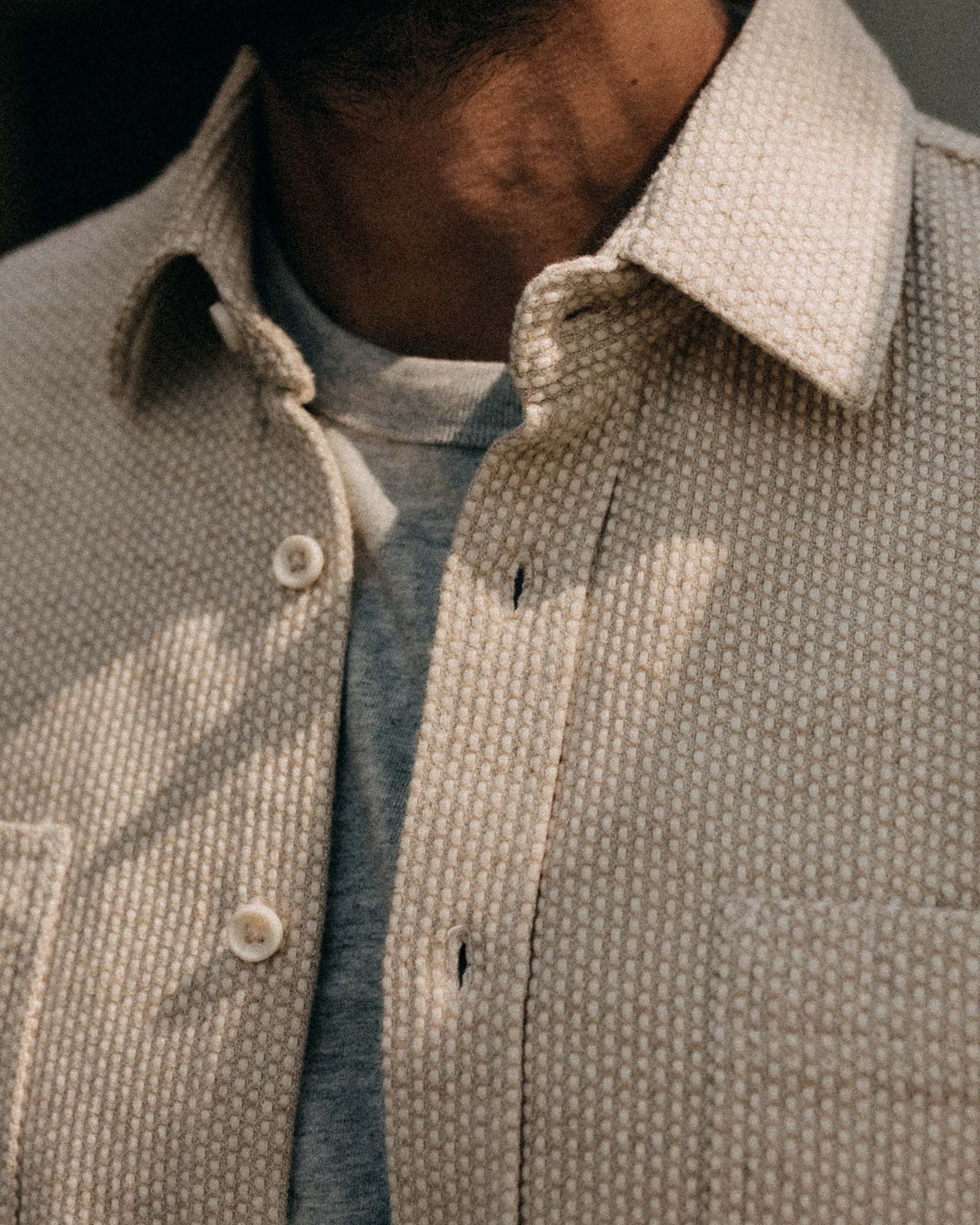 The Utility Shirt Natural Sashiko