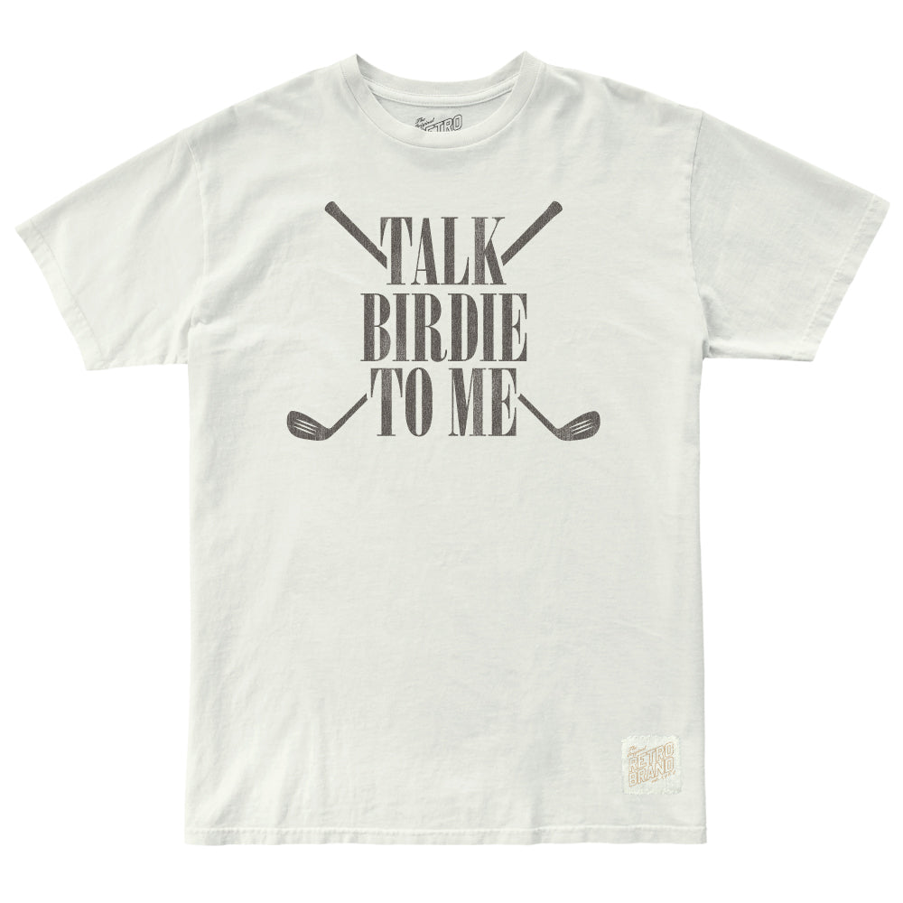 Talk Birdie Tee Vintage White