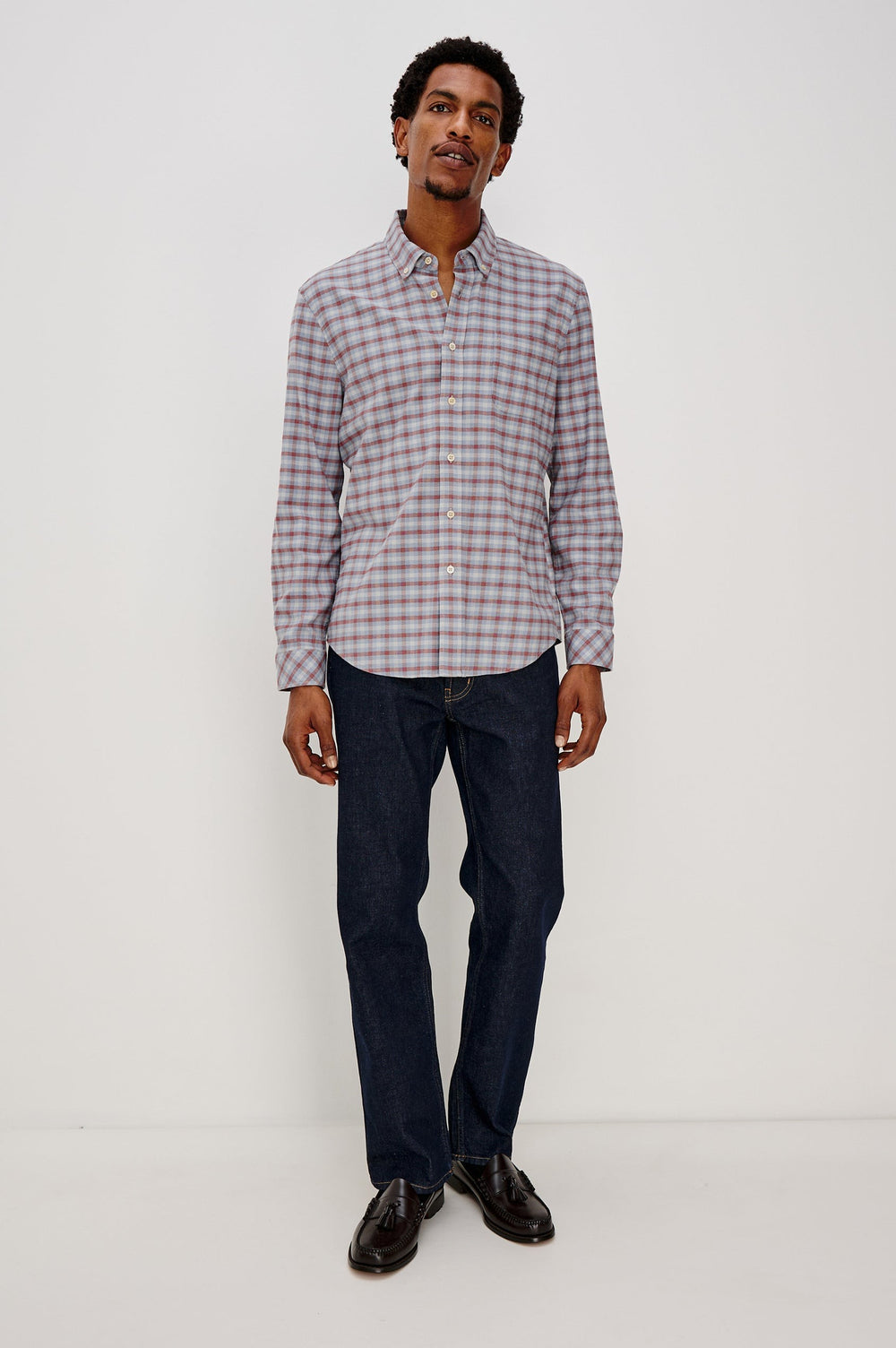 Vance Blue Ruby Check