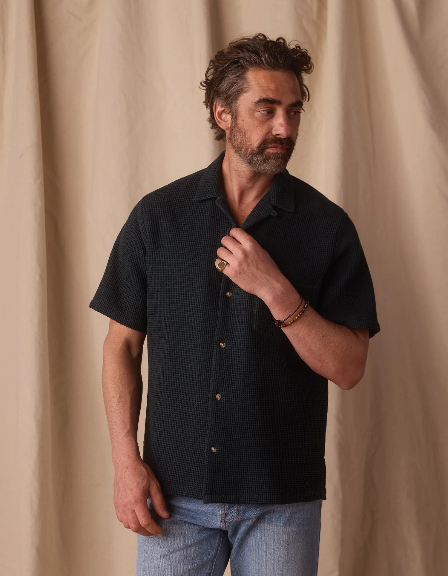 Freshwater Resort Shirt Tunica Dark Oasis