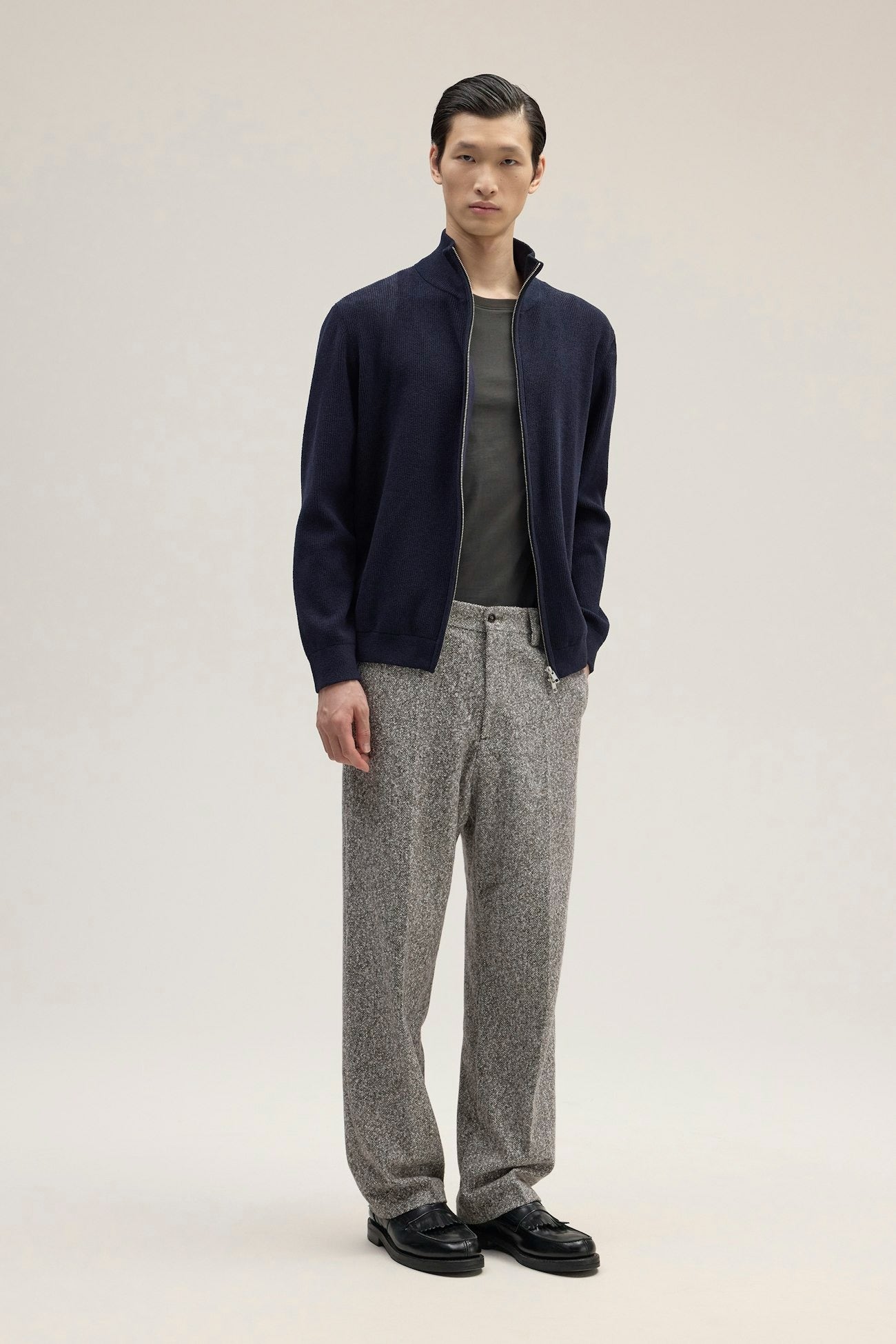 Danny Full Zip 6429 Navy Blue