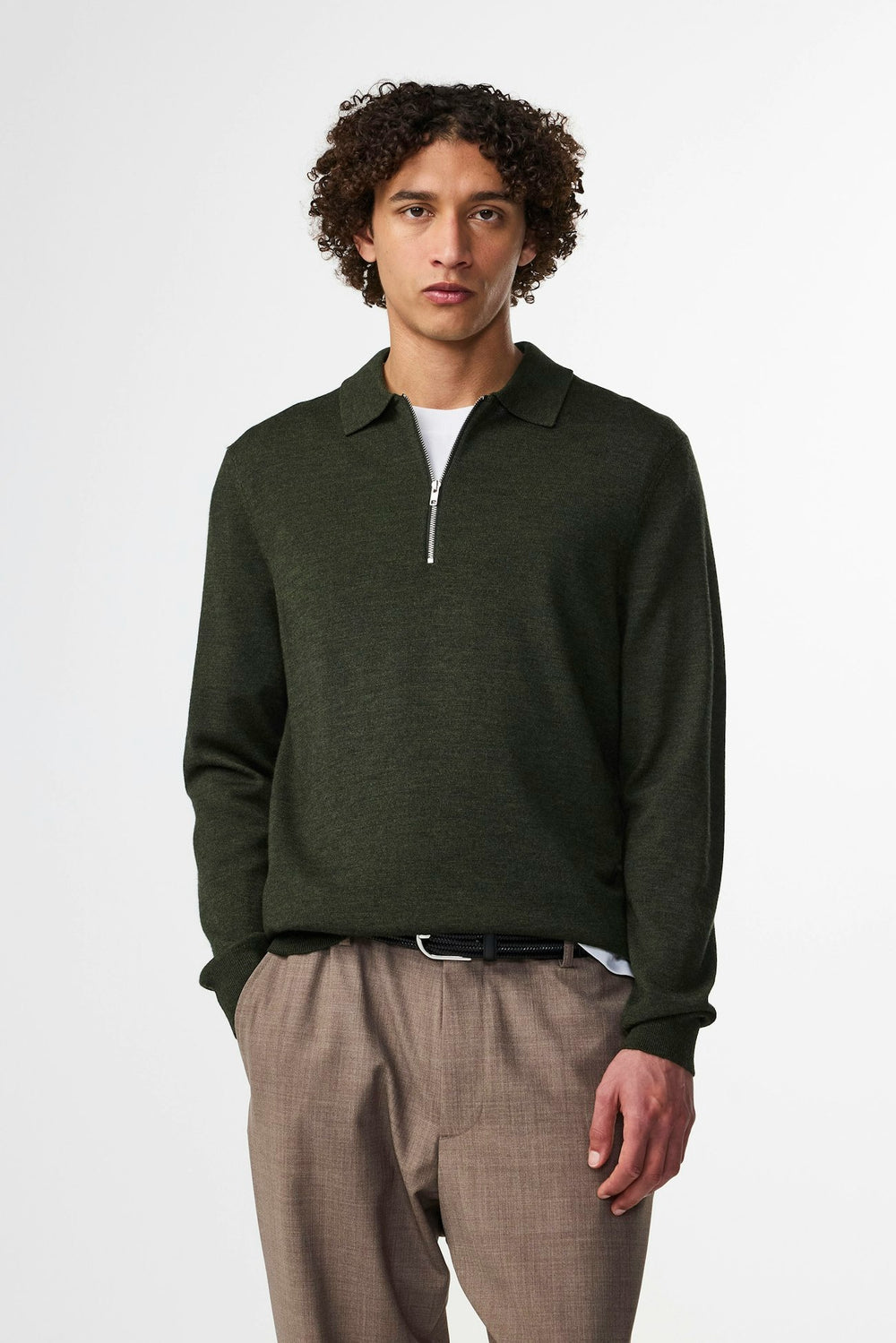 Sergio Zip Polo 6605 Dark Army