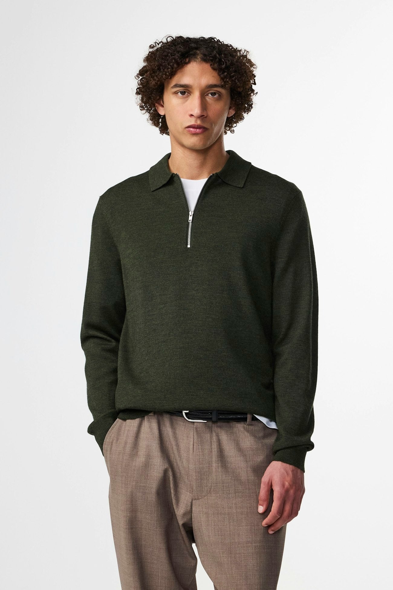 Sergio Zip Polo 6605 Dark Army