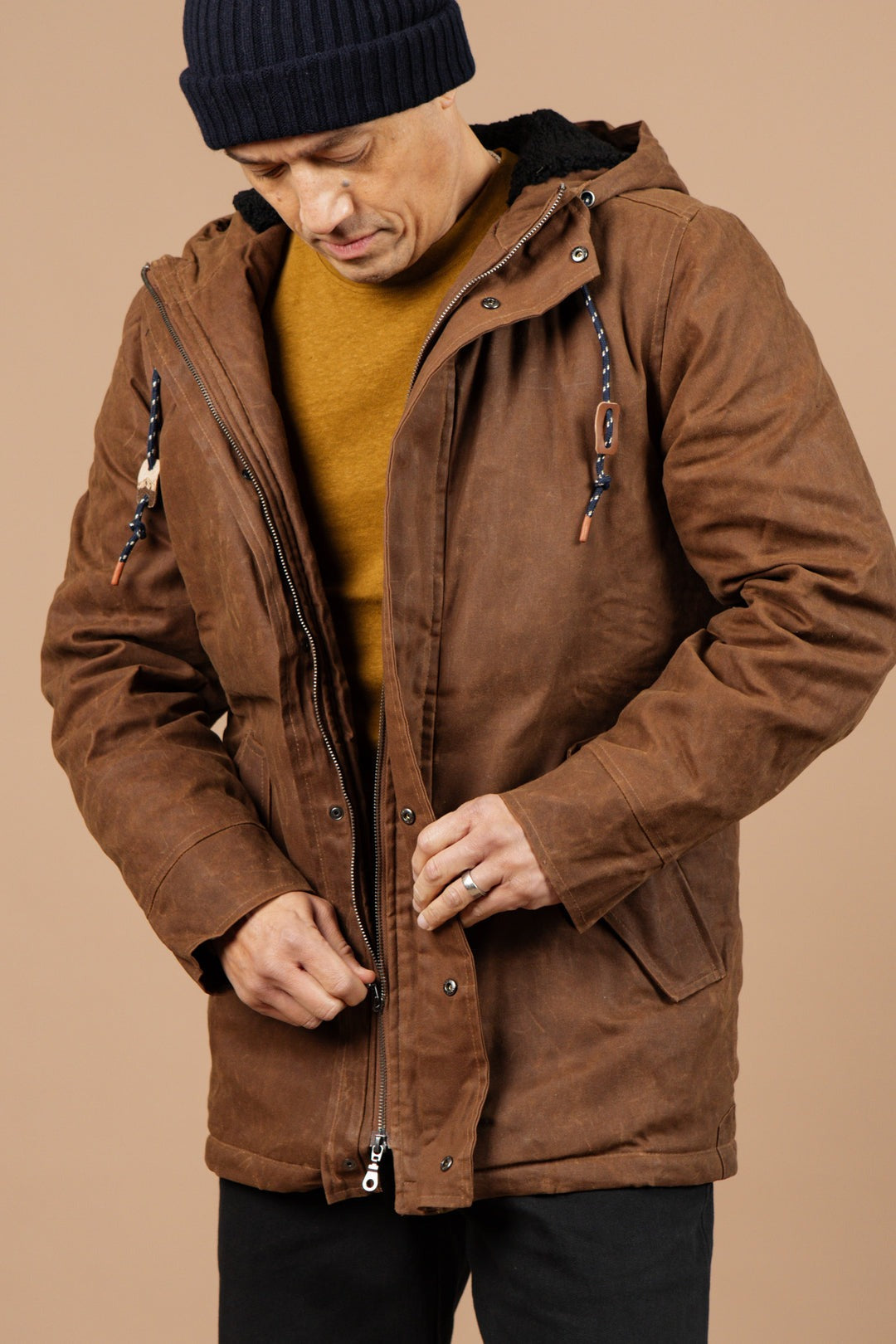 Sitka Parka Hickory Waxed Canvas