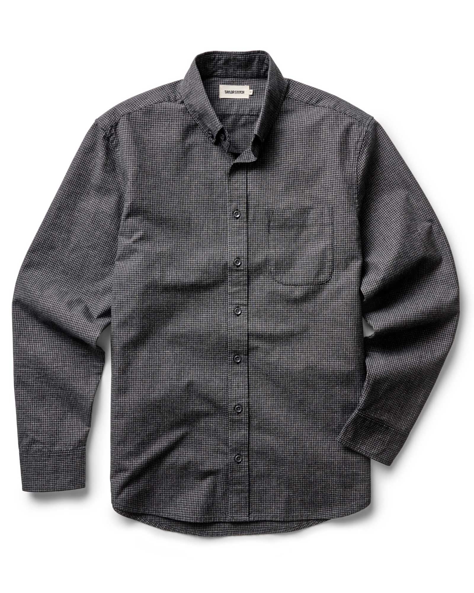 The Jack Coal Jaspe Check Oxford