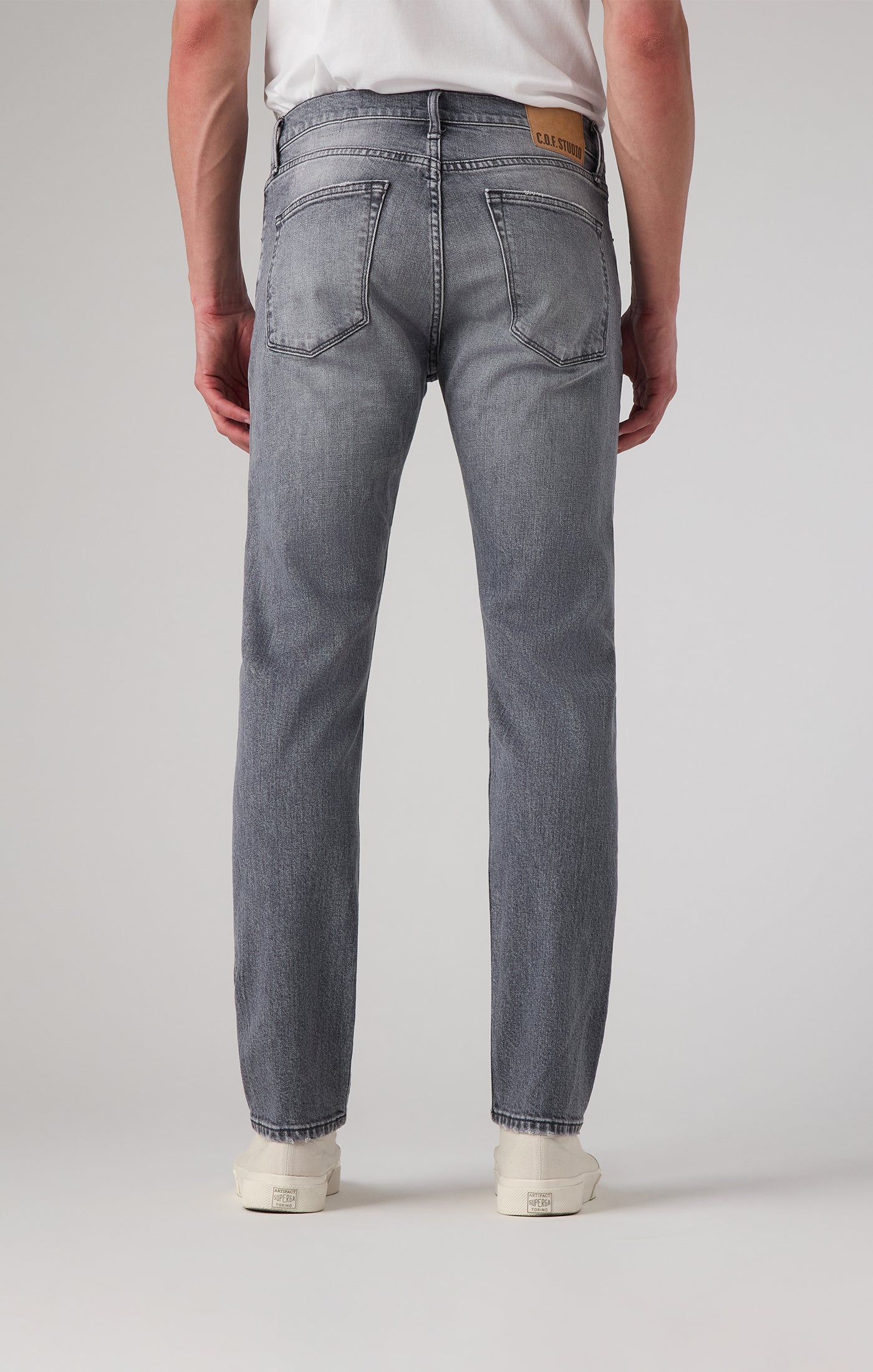 M7 Tapered Comfort Grey 12oz 90's Wash