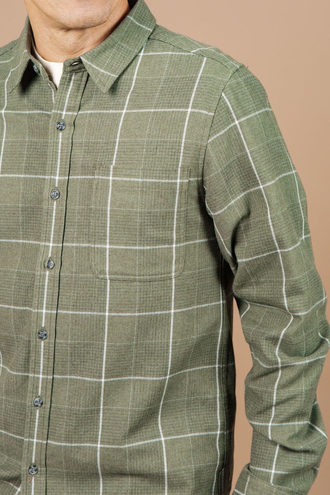 Larson Shirt Rosemary Twill Windowpane