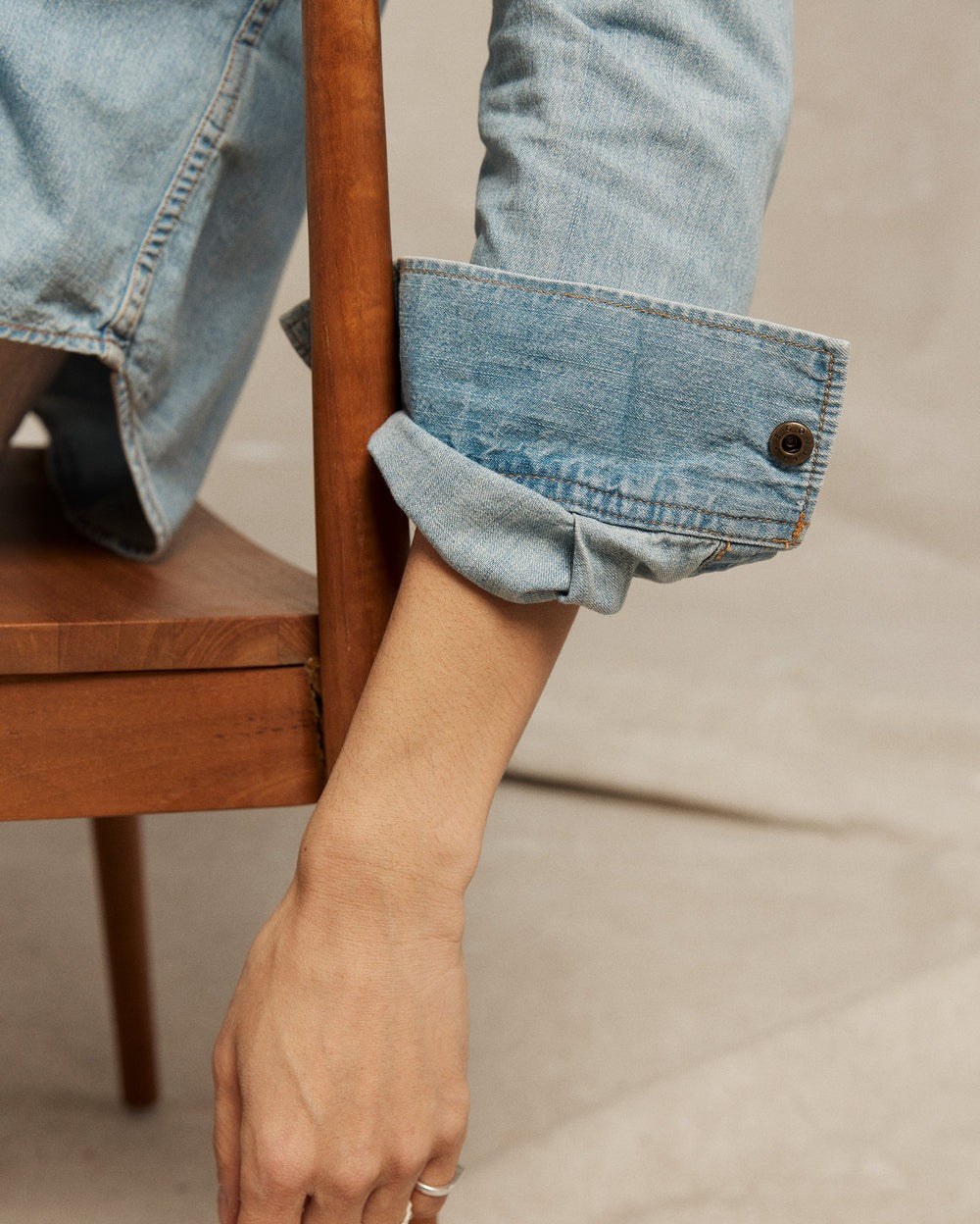 Shoals Denim Shirt Denim Wash