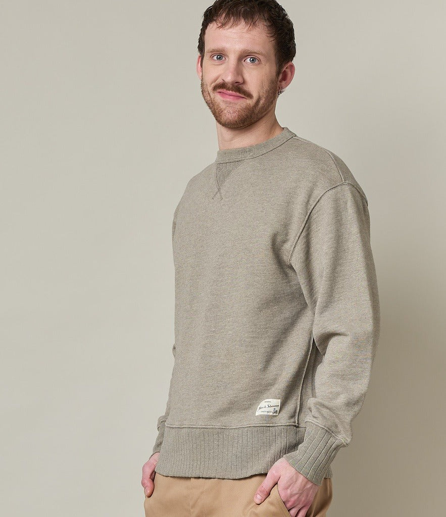 Rugged Fleece Sweatshirt Grey Melange