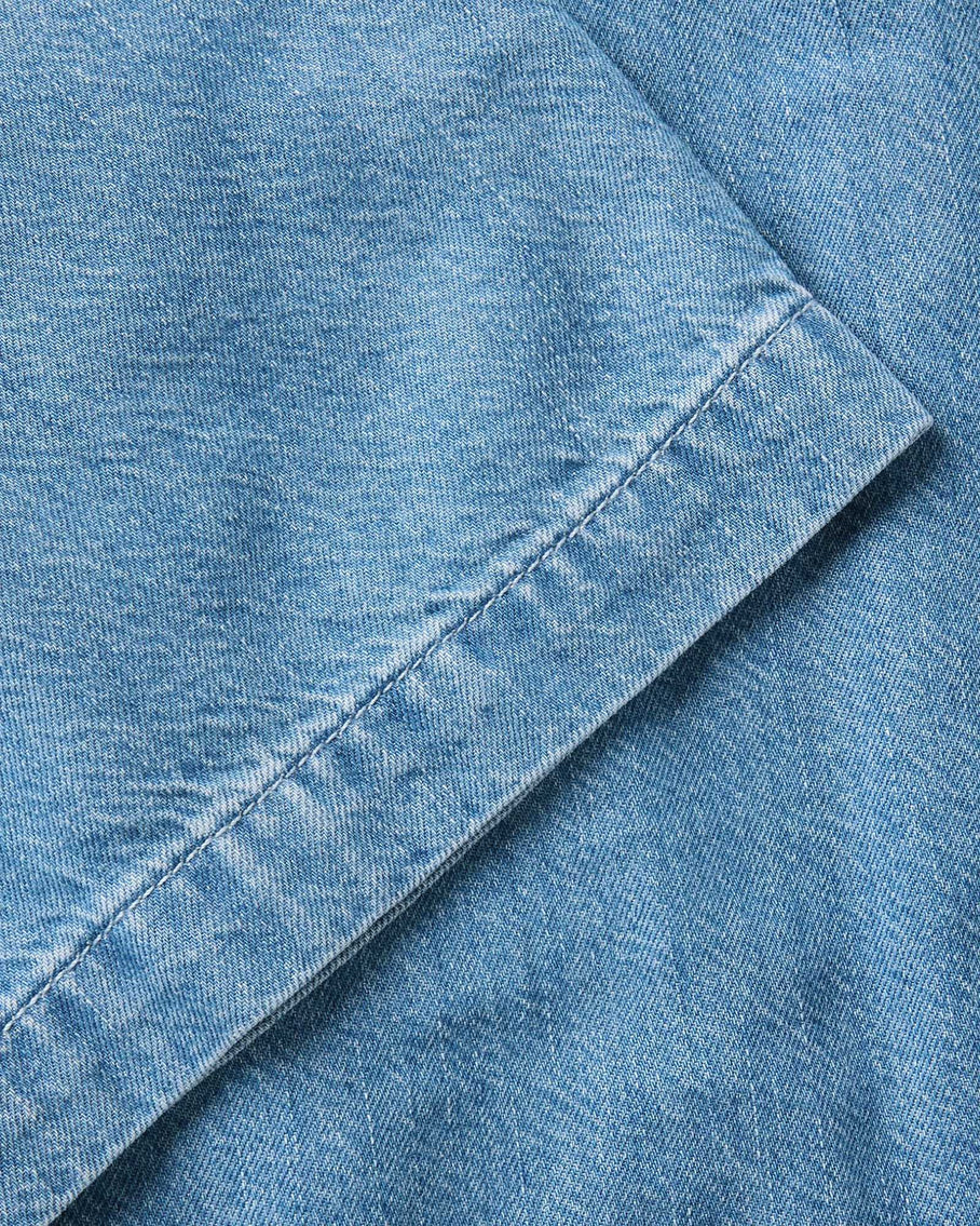 The Gulf Shirt Washed Indigo Twill
