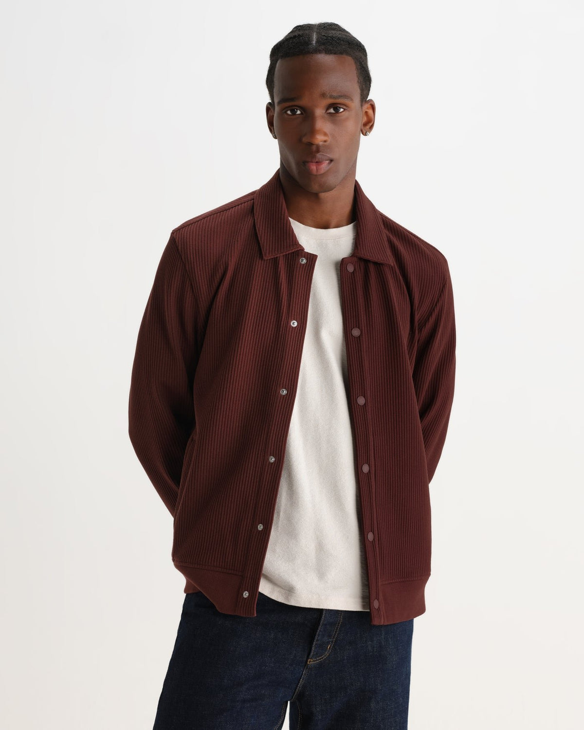 Hays Jersey Overshirt - Rigid Waffle