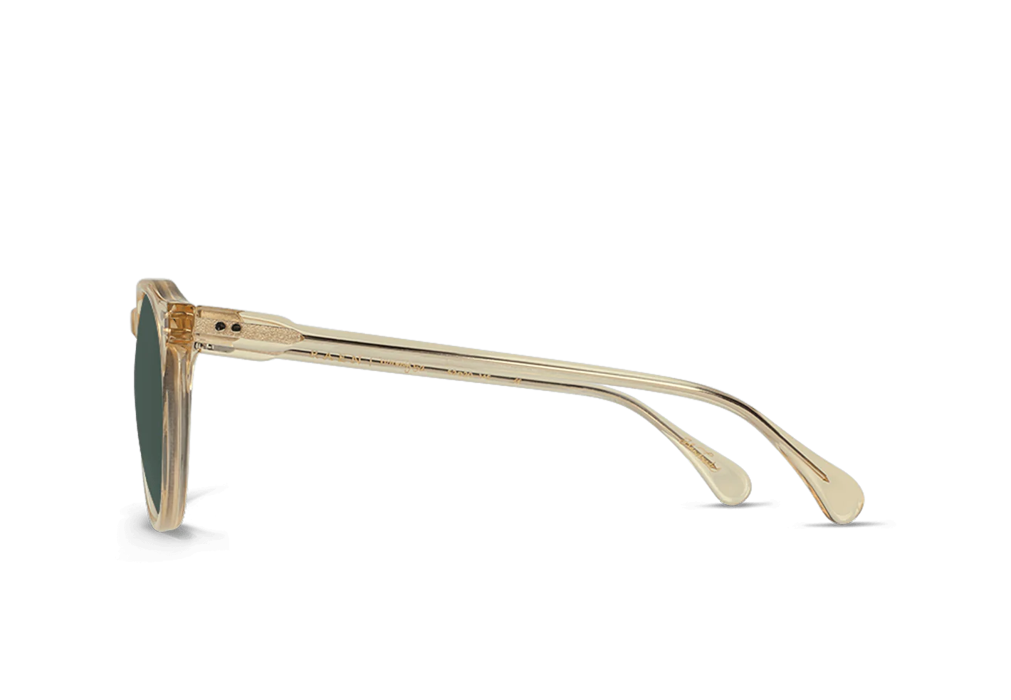 Remmy - Champagne Crystal/Green Polarized