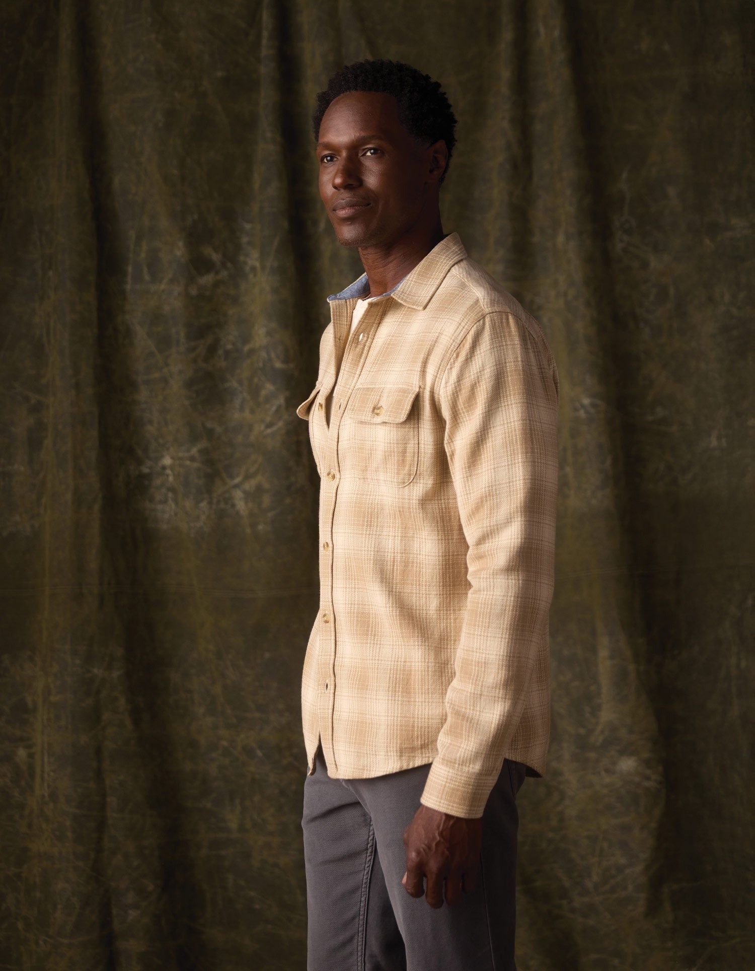 Mountain Overshirt Oak Plaid