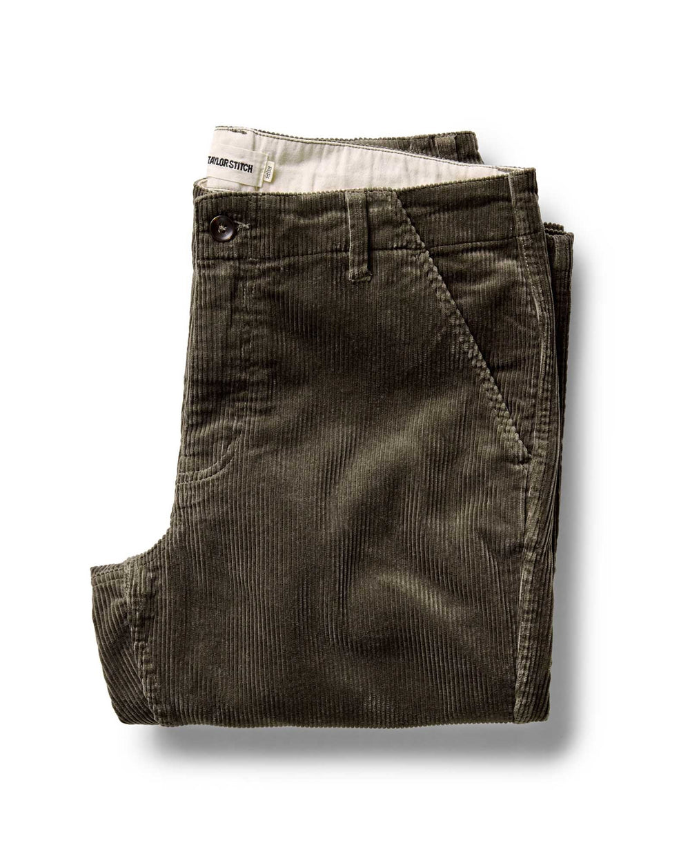 The Carnegie Pant Fatigue Olive Corduroy