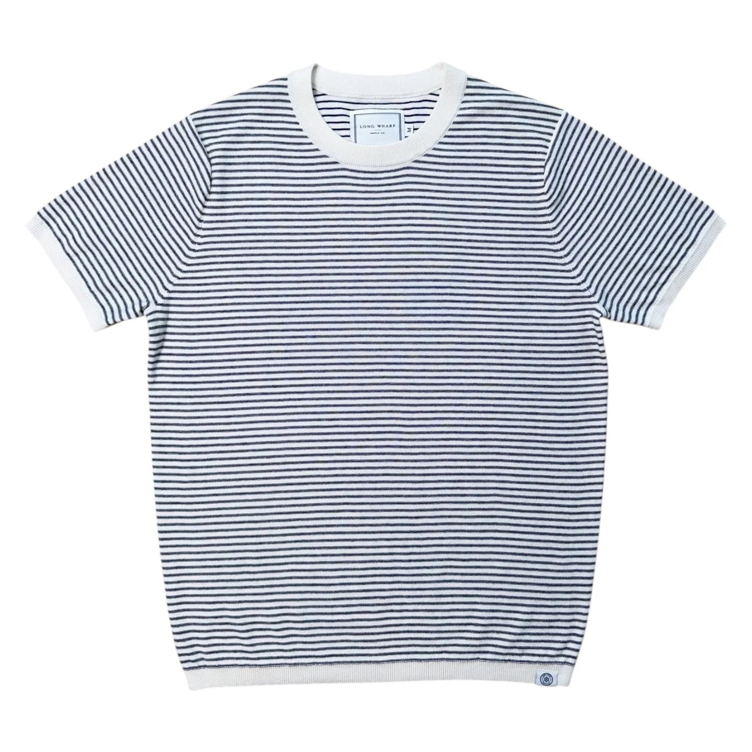 Seawell Beach Stripe Tee Cream