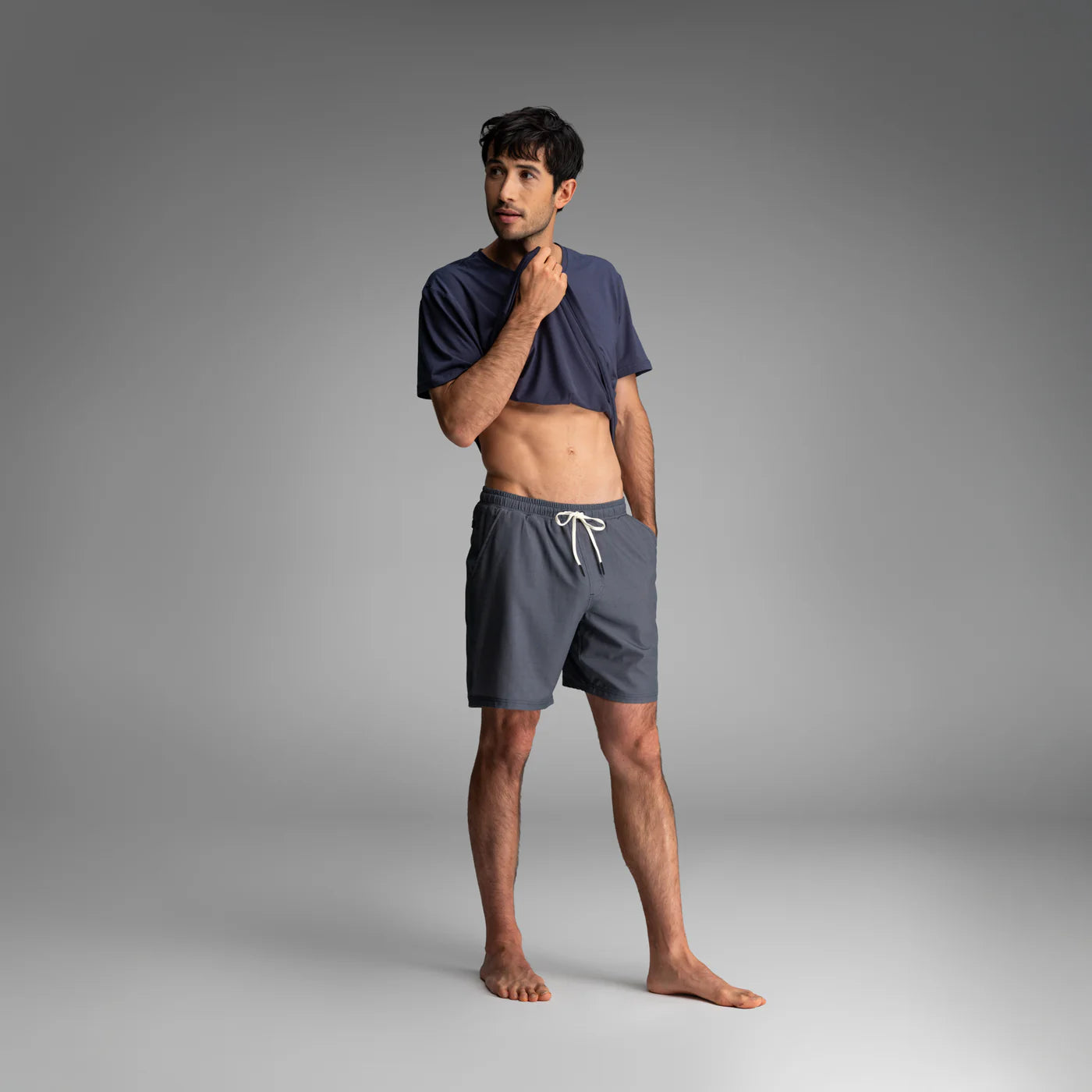 Shoreline Swim Short 2N1 Artisan Tile- Navy
