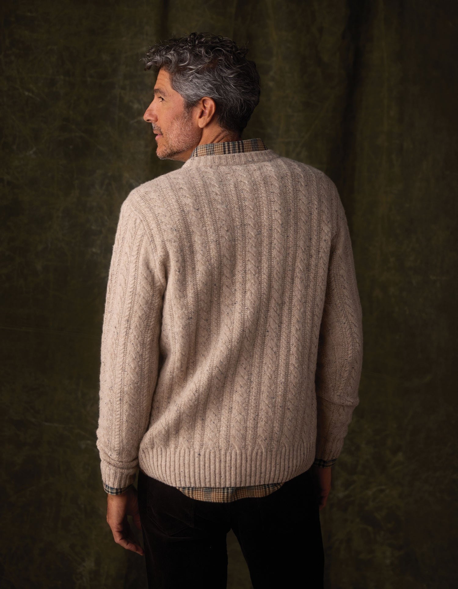 Kennedy Cable Crew Stone