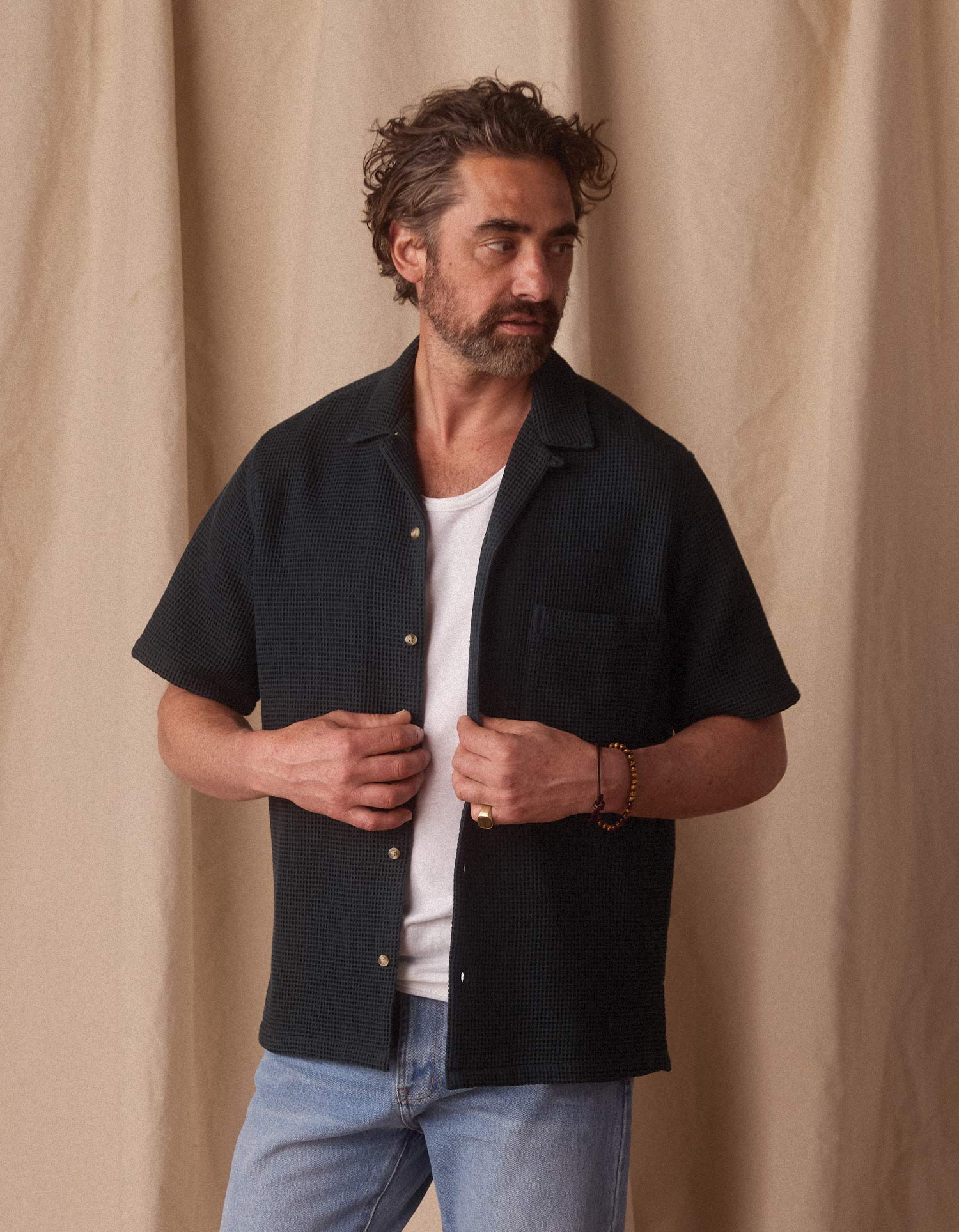 Freshwater Resort Shirt Tunica Dark Oasis