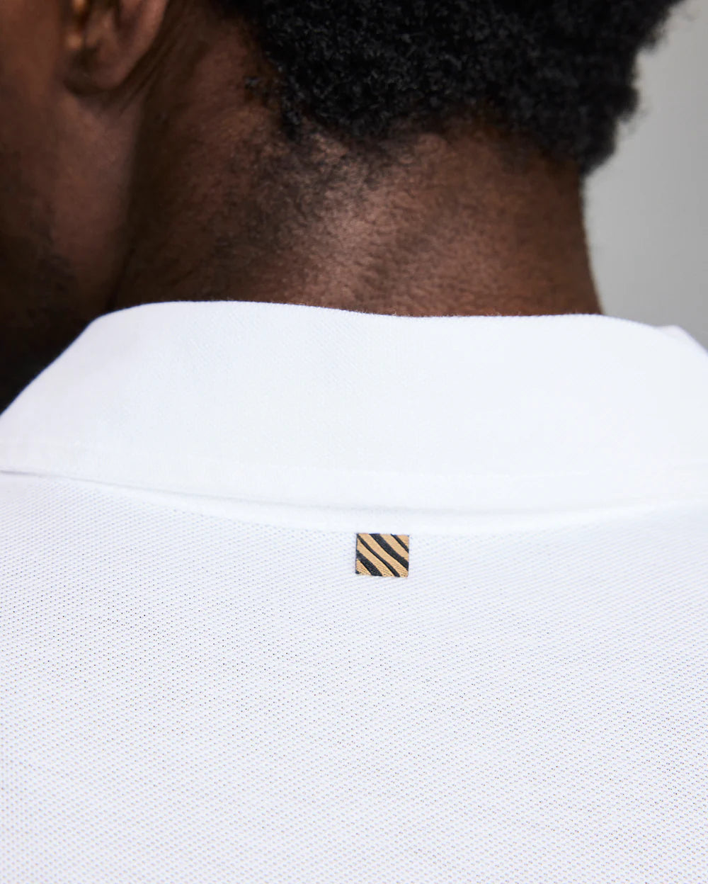 Pique Pensacola Polo White