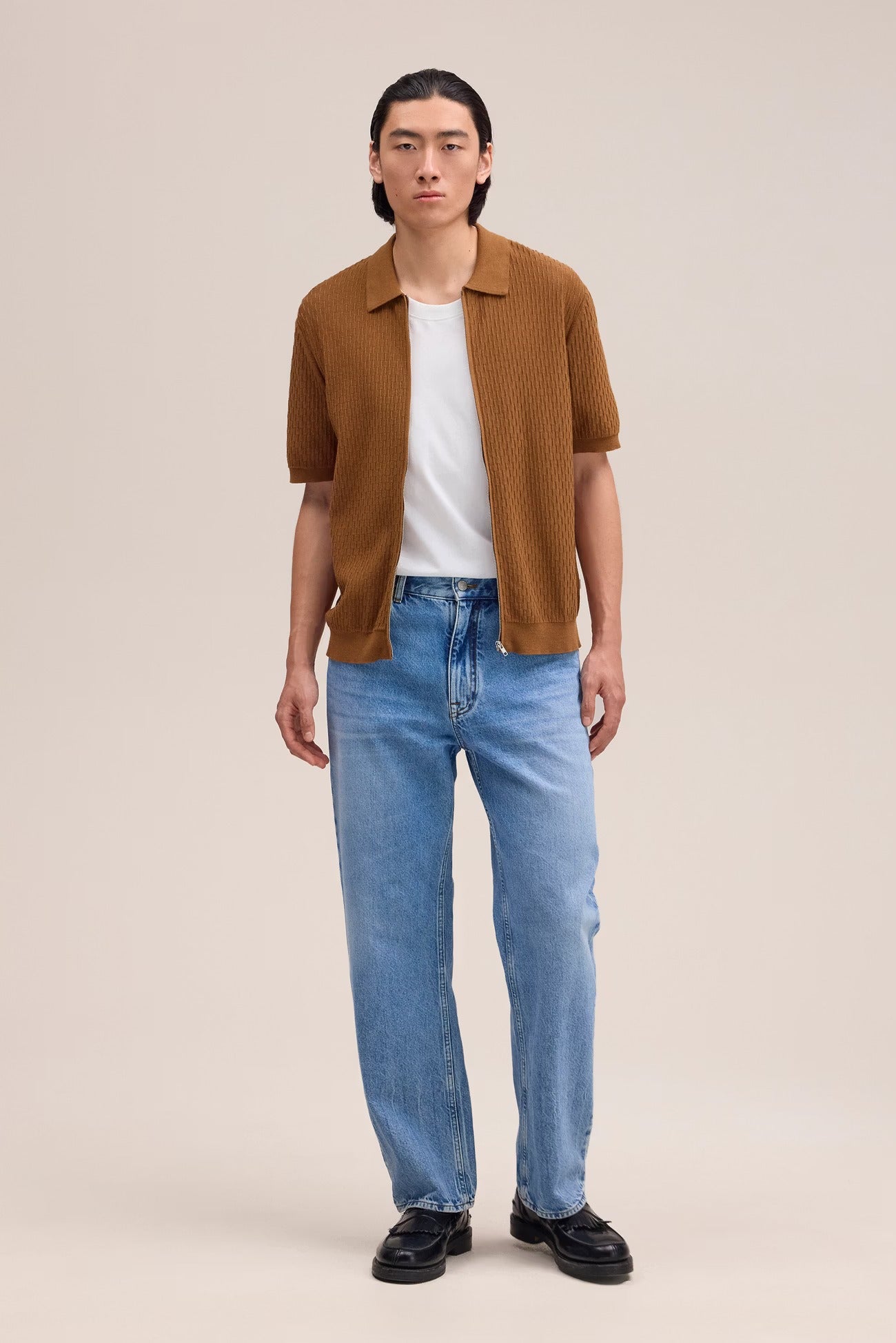Gustav Full Zip Cinnamon