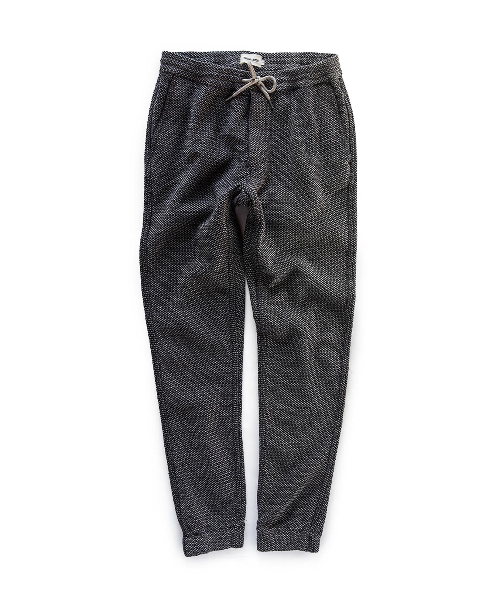 The Apres Pant Charcoal Sashiko