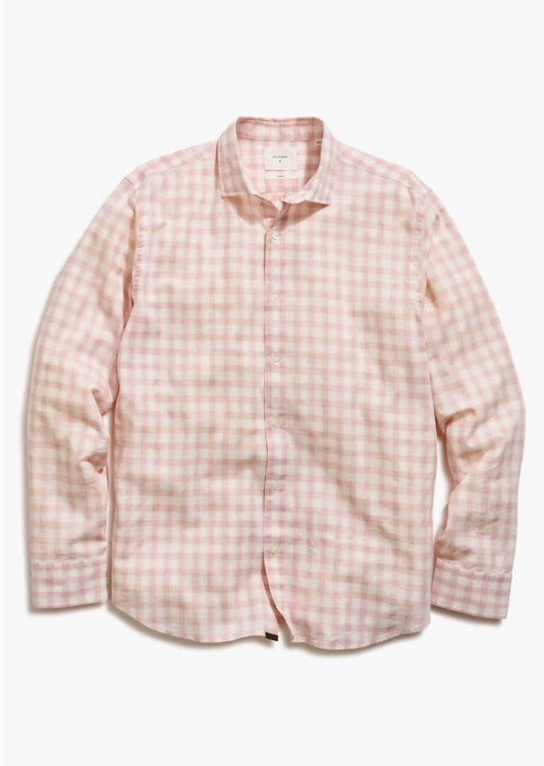 Check Hutcheson Sport Shirt Blush/White