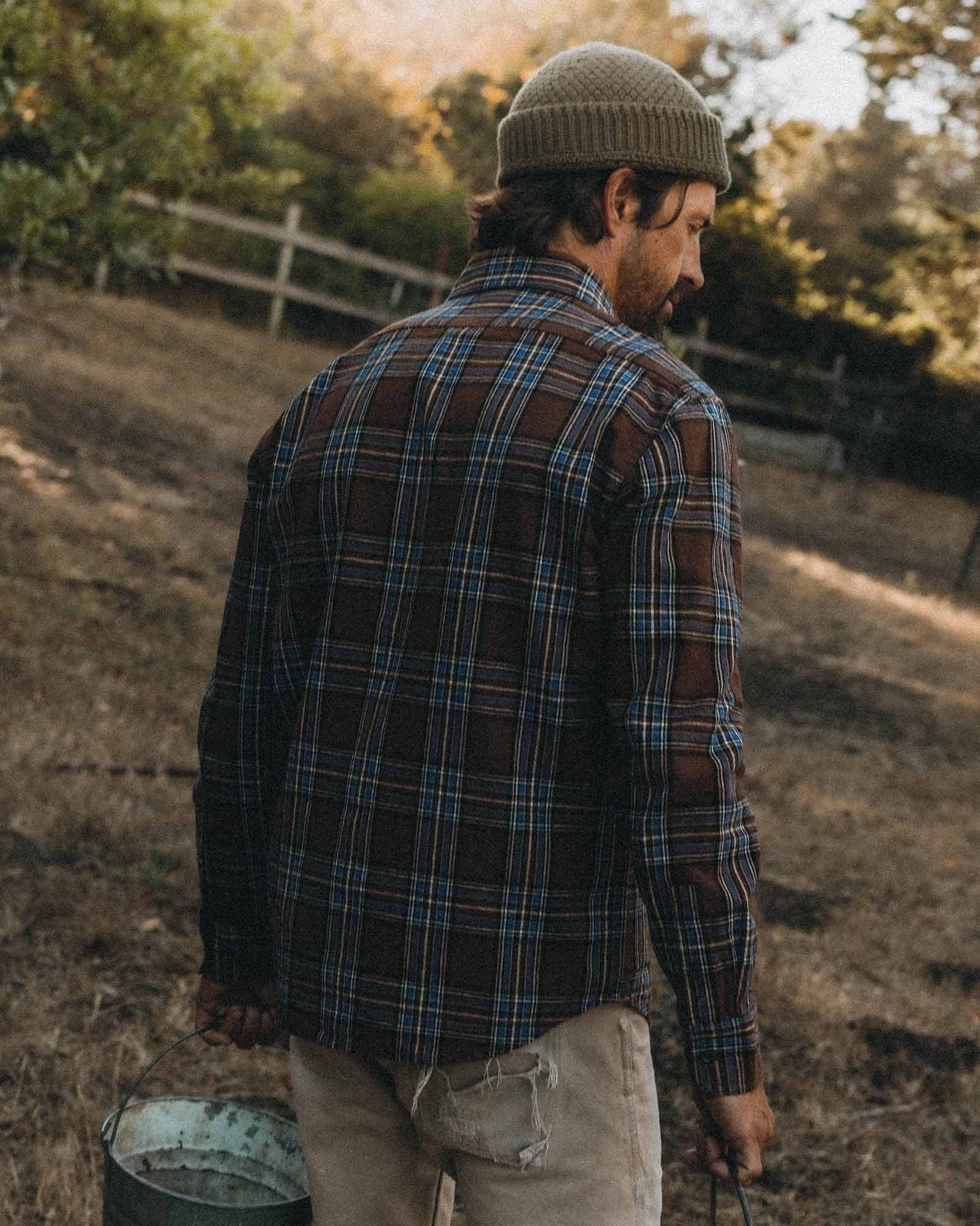 The Craftsman Shirt Brick Plaid