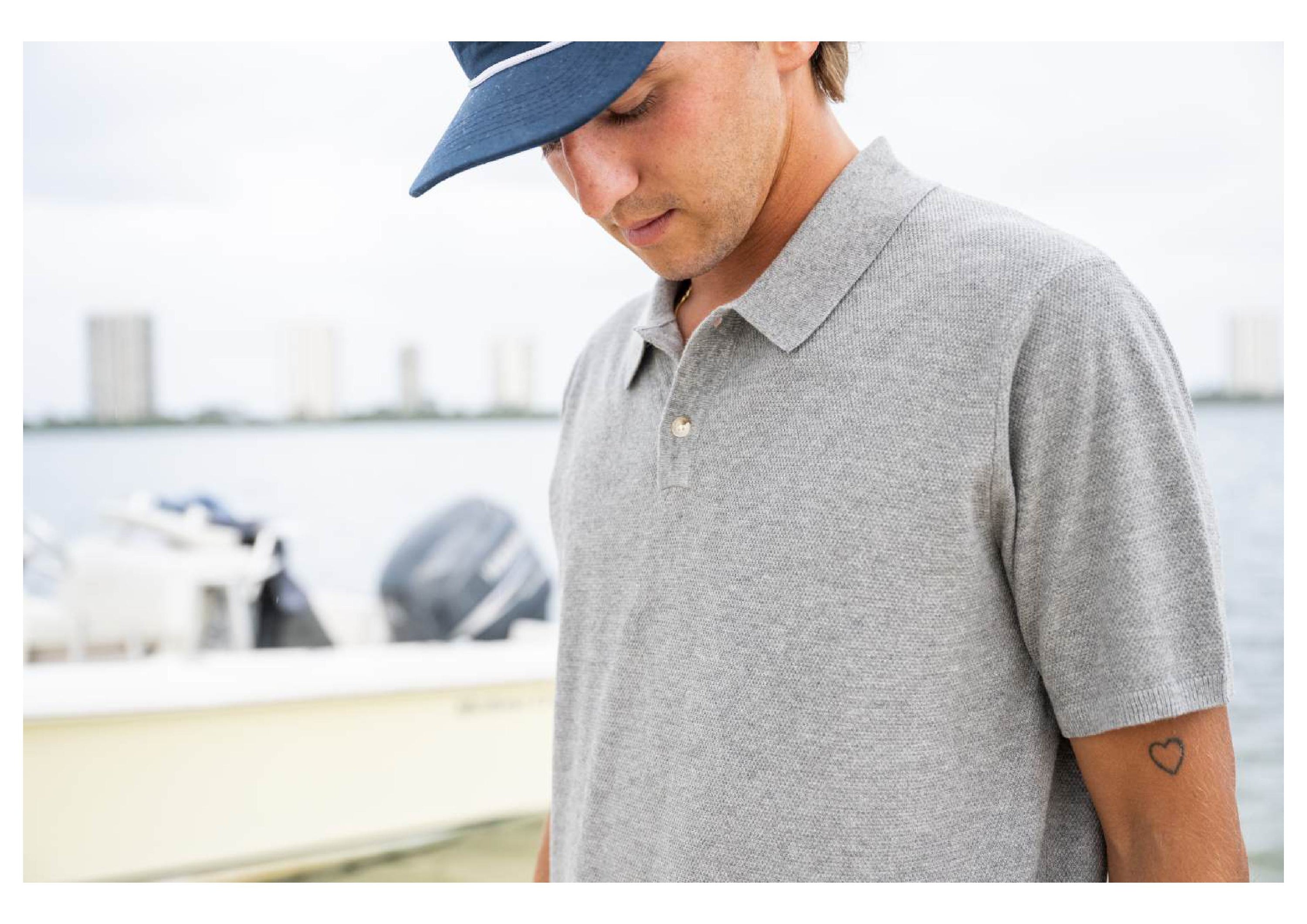 Madaket Seawell Polo Grey