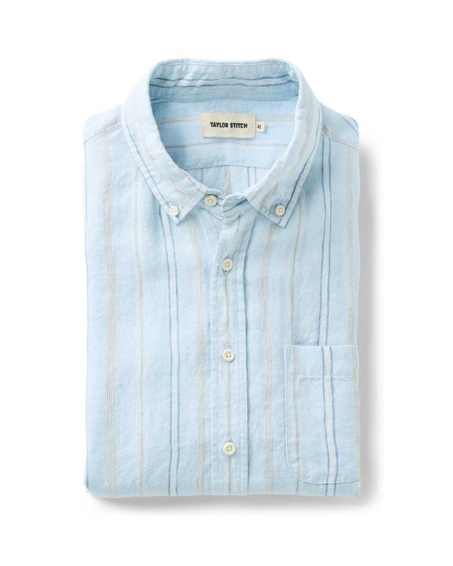 The Jack Blue Sky Stripe Linen