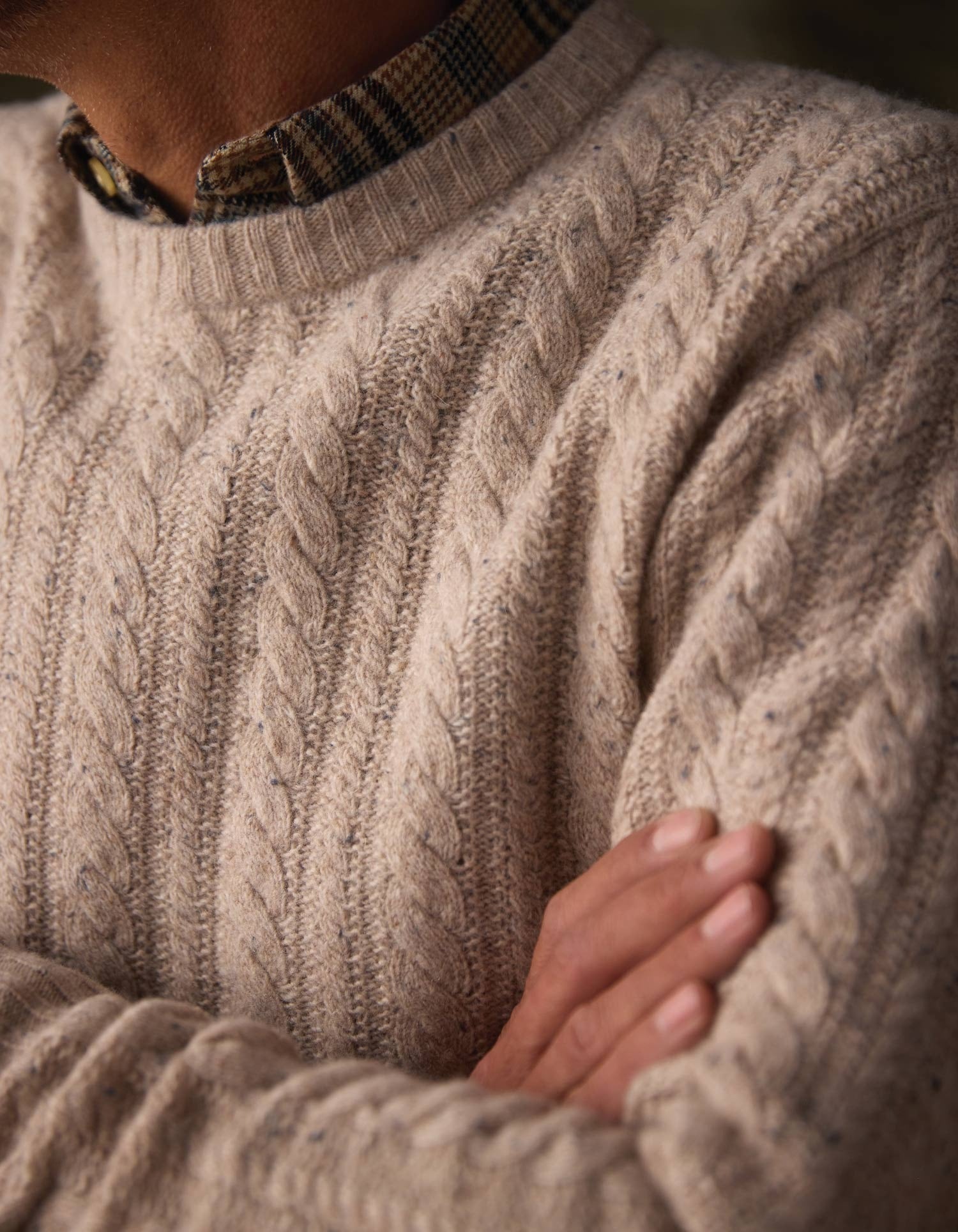 Kennedy Cable Crew Stone