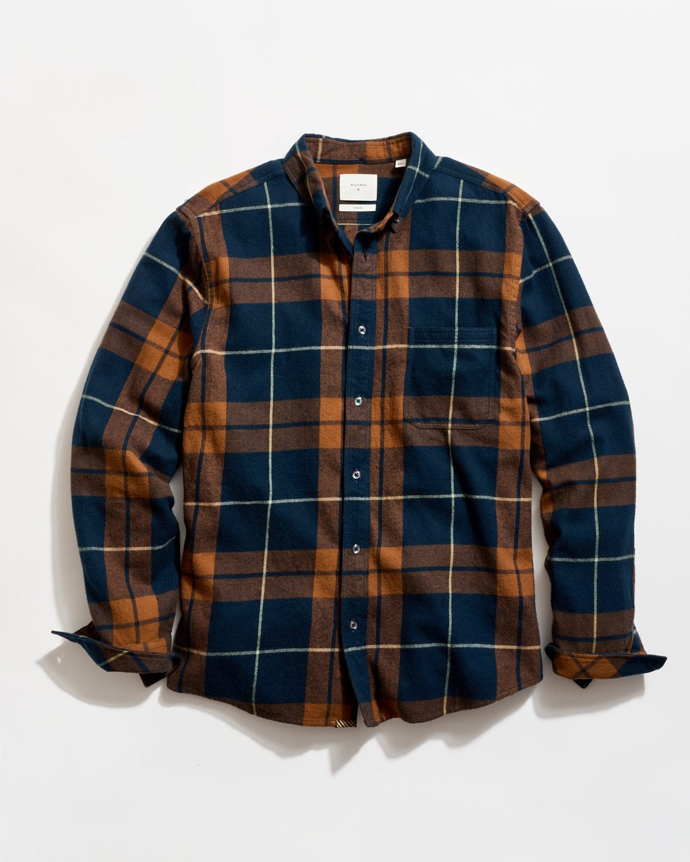 Brushed Bold Plaid Tuscumbia Shirt Carbon Blue Multi