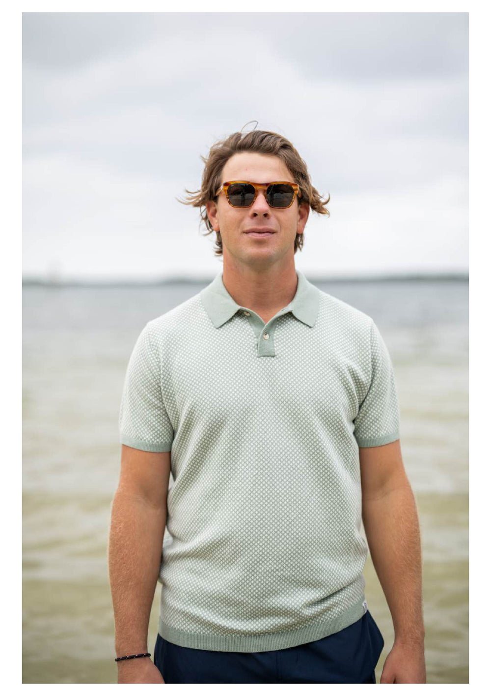 Edgartown Seawell Polo Spruce