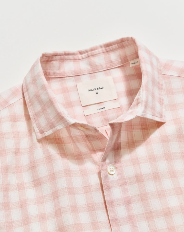 Check Hutcheson Sport Shirt Blush/White