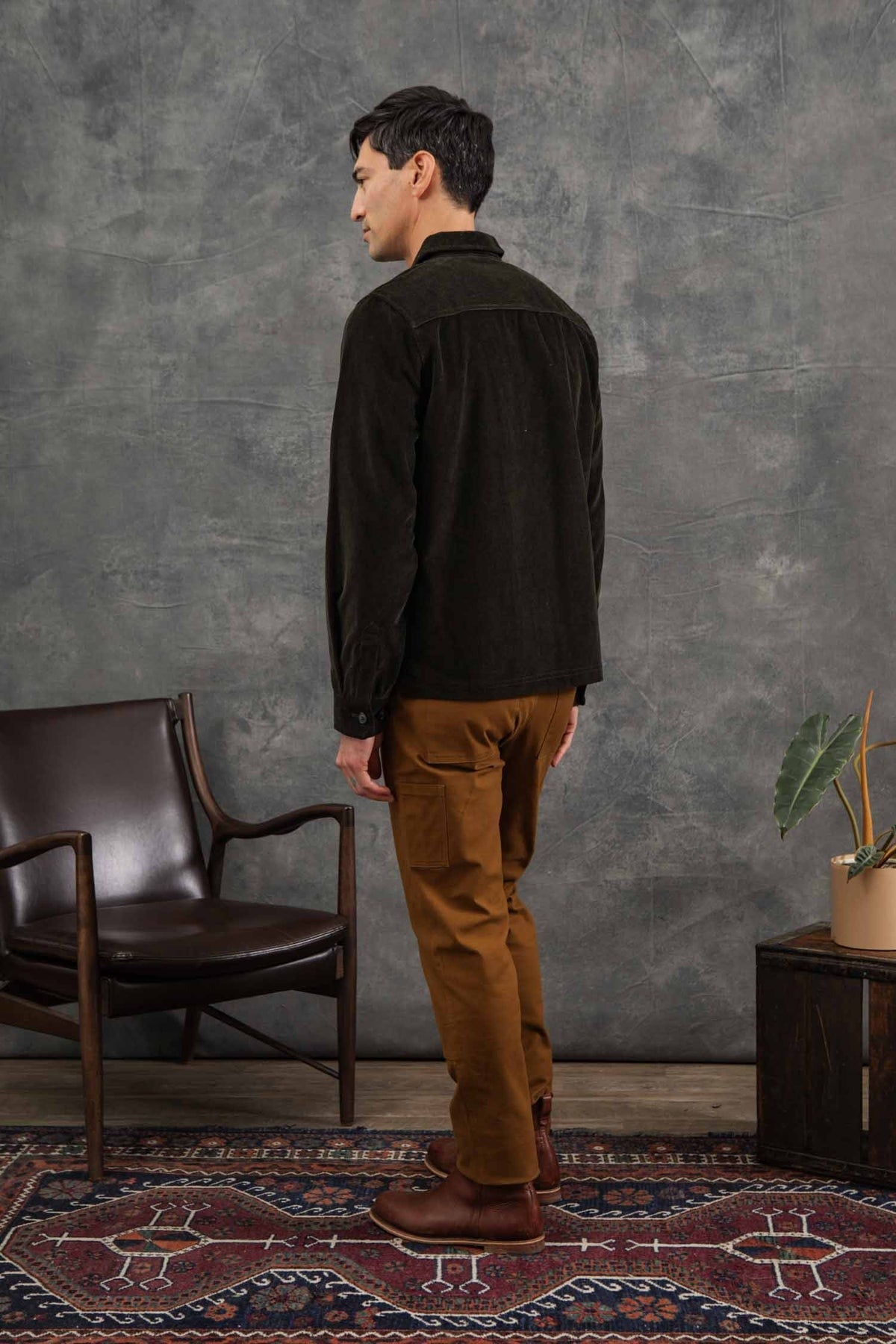 Banks Shirt Jacket Deep Pine Corduroy