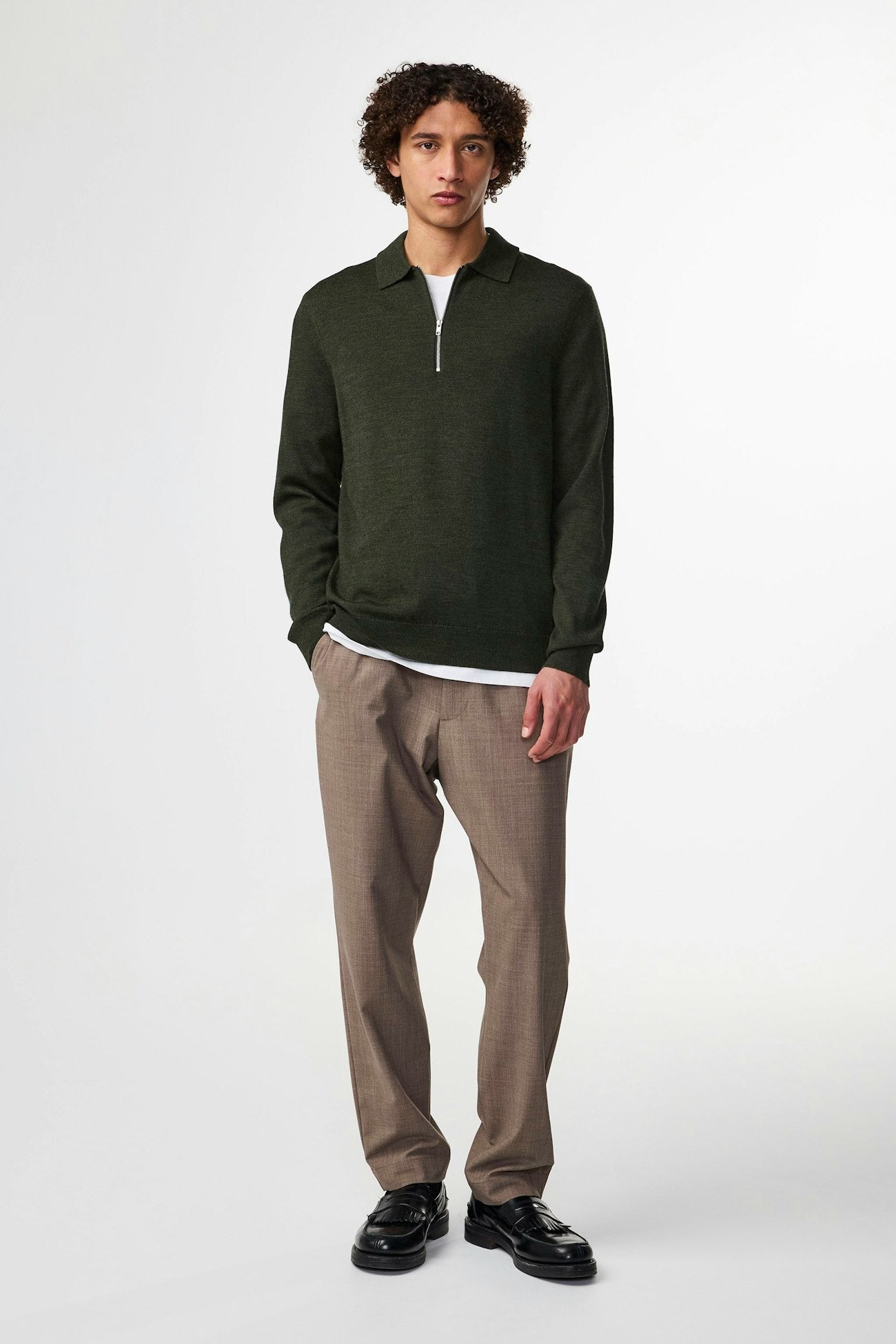 Sergio Zip Polo 6605 Dark Army