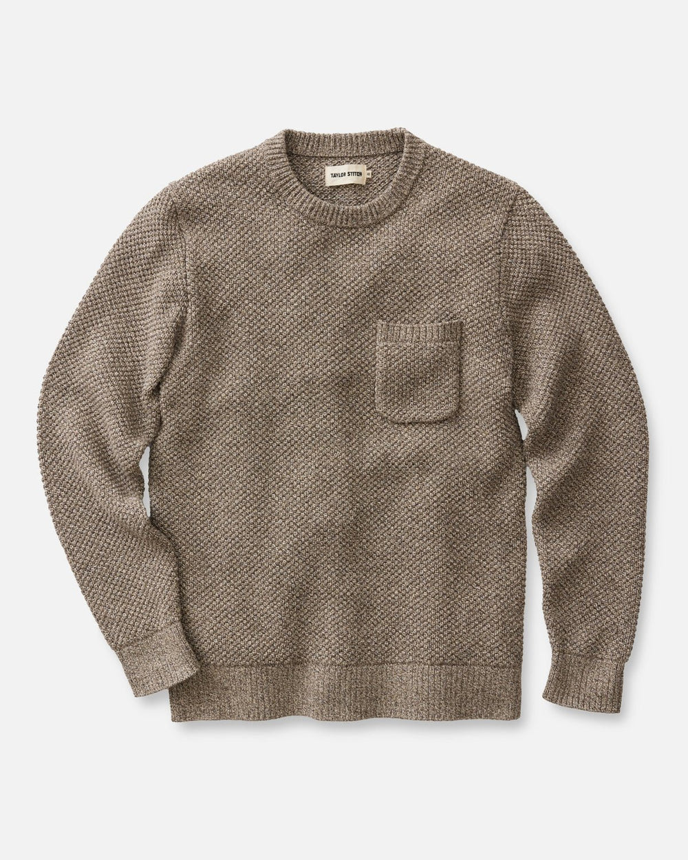 Crawford Crew Sweater Coffee Twist