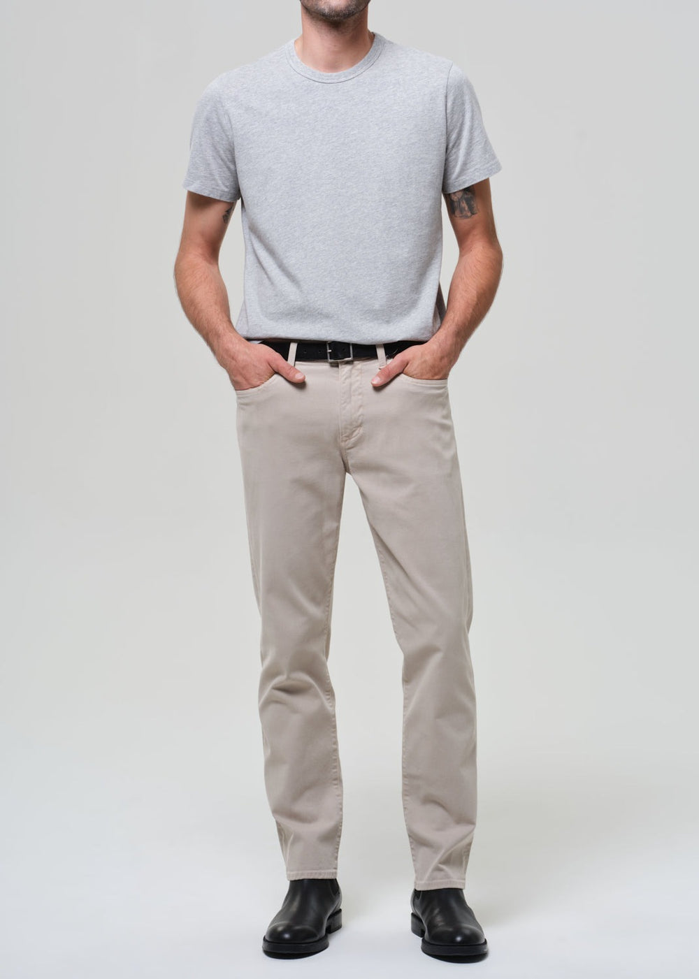 Elijah in Cashmere Touch Wheat (Dk Beige)