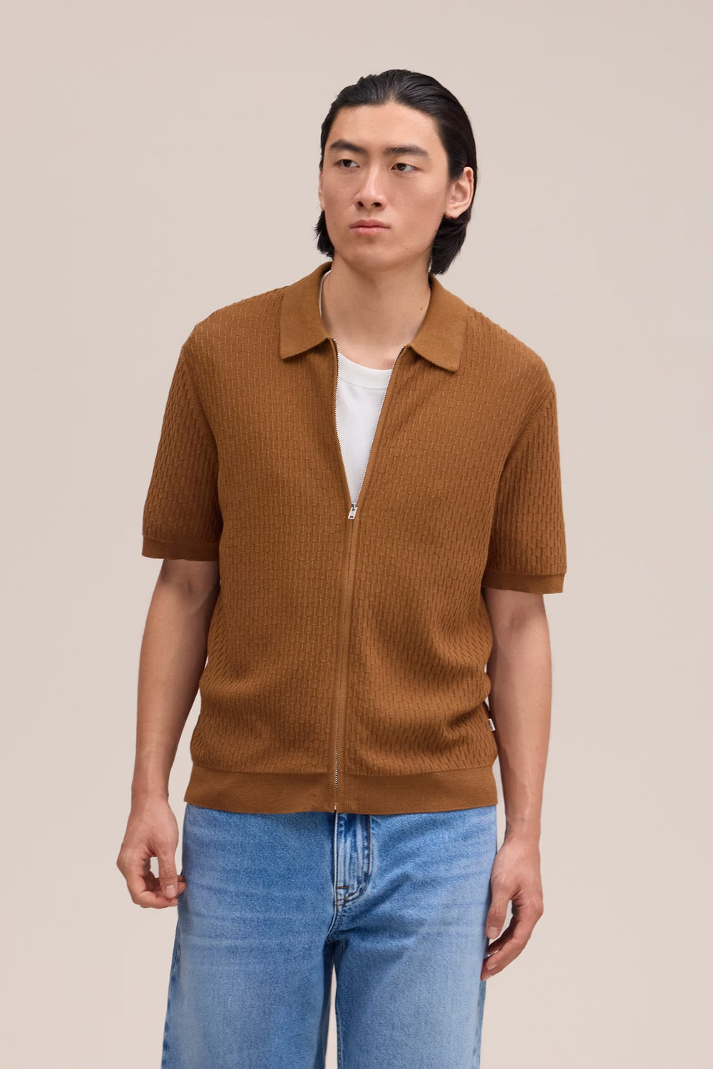 Gustav Full Zip Cinnamon