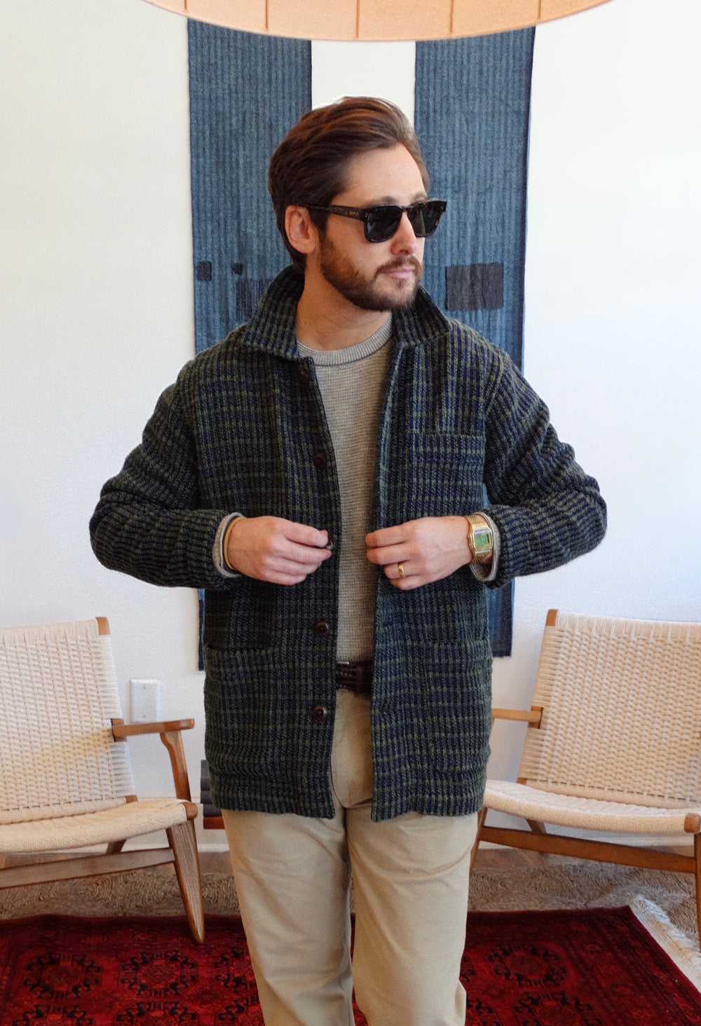 Chore Jacket Navy/Green