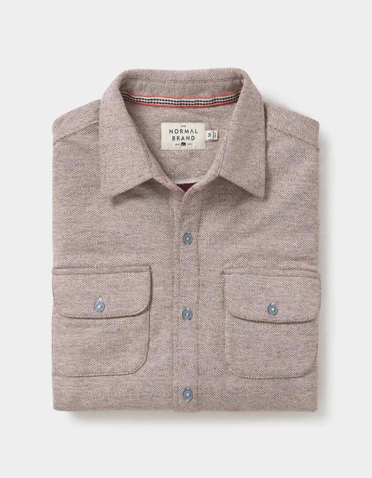 Textured Knit Everyday Shirt Oxblood