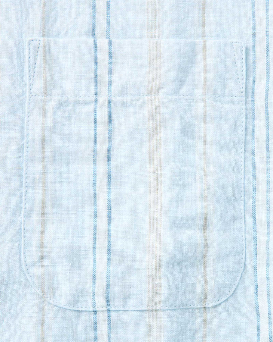 The Jack Blue Sky Stripe Linen