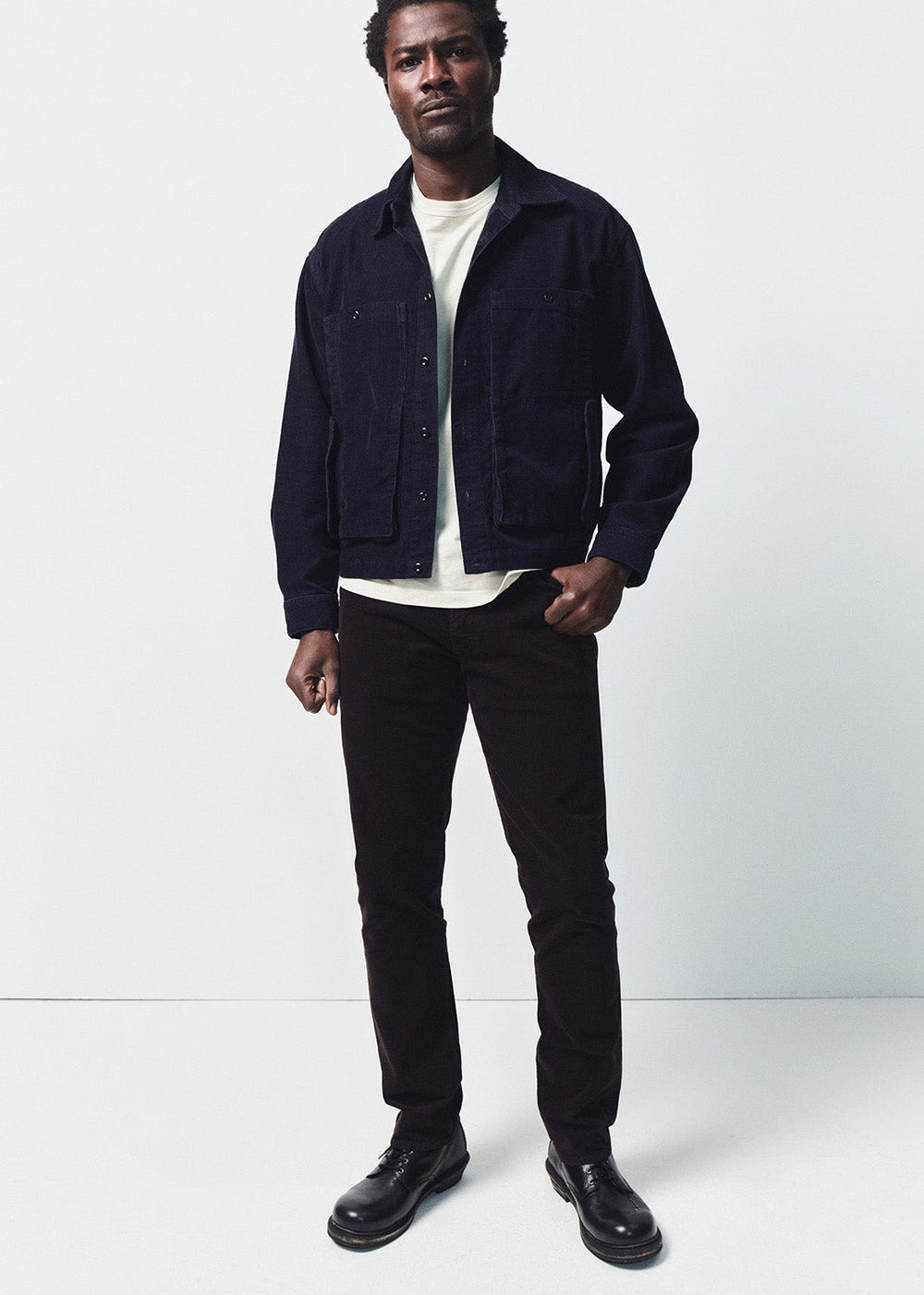 Gage in Corduroy Dark espresso