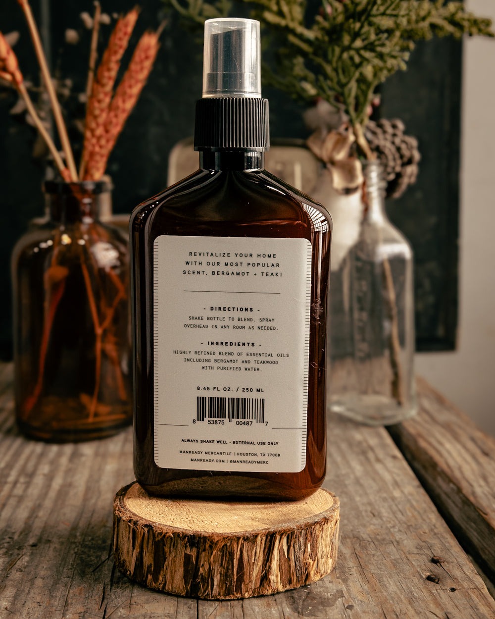 Room Spray - Bergamot + Teak