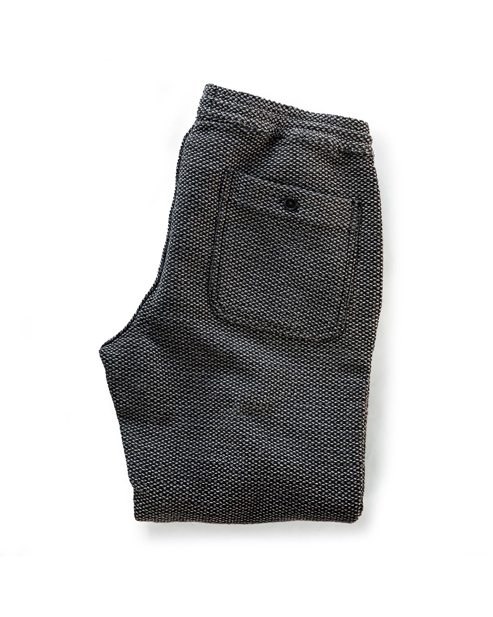 The Apres Pant Charcoal Sashiko