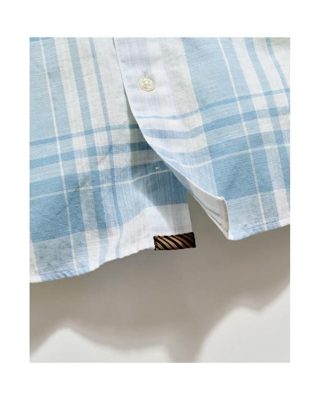 Hutcheson Sport Shirt Light Blue/White