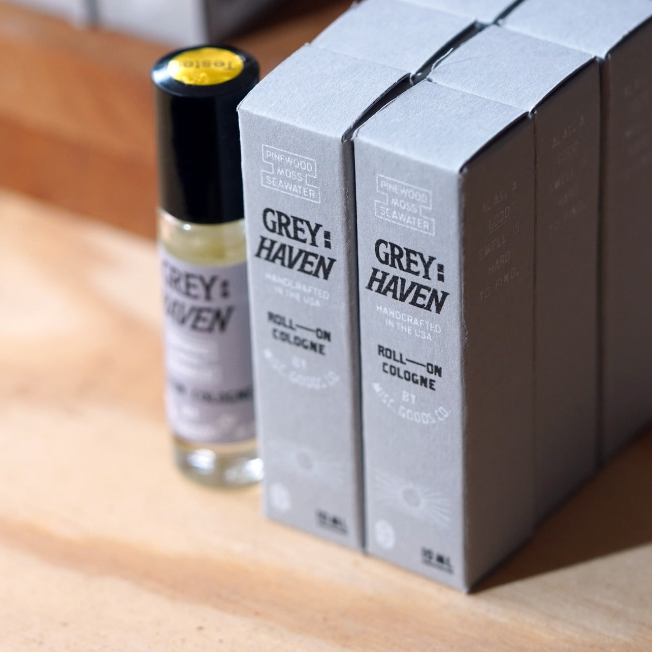 Greyhaven Roll-On Cologne-Ocean Air, Pine & Moss