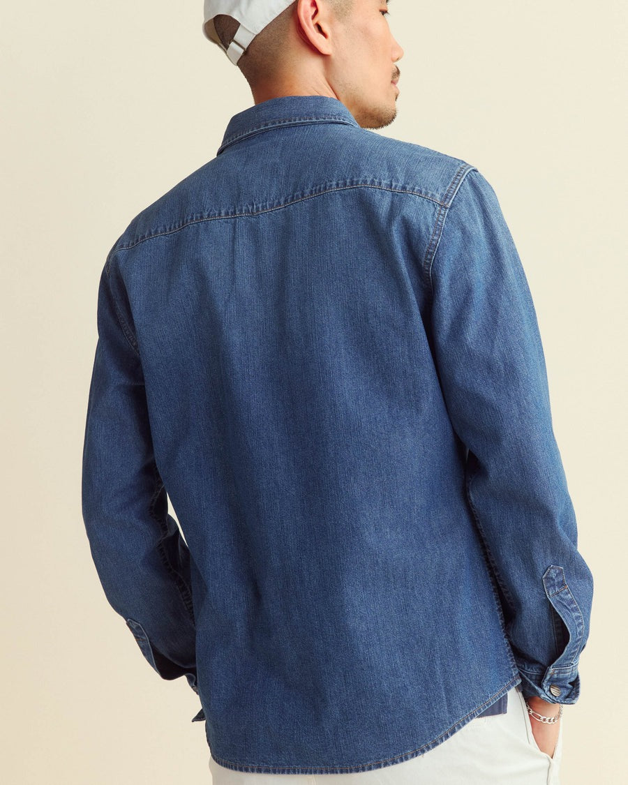 Shoals Denim Shirt Light Indigo