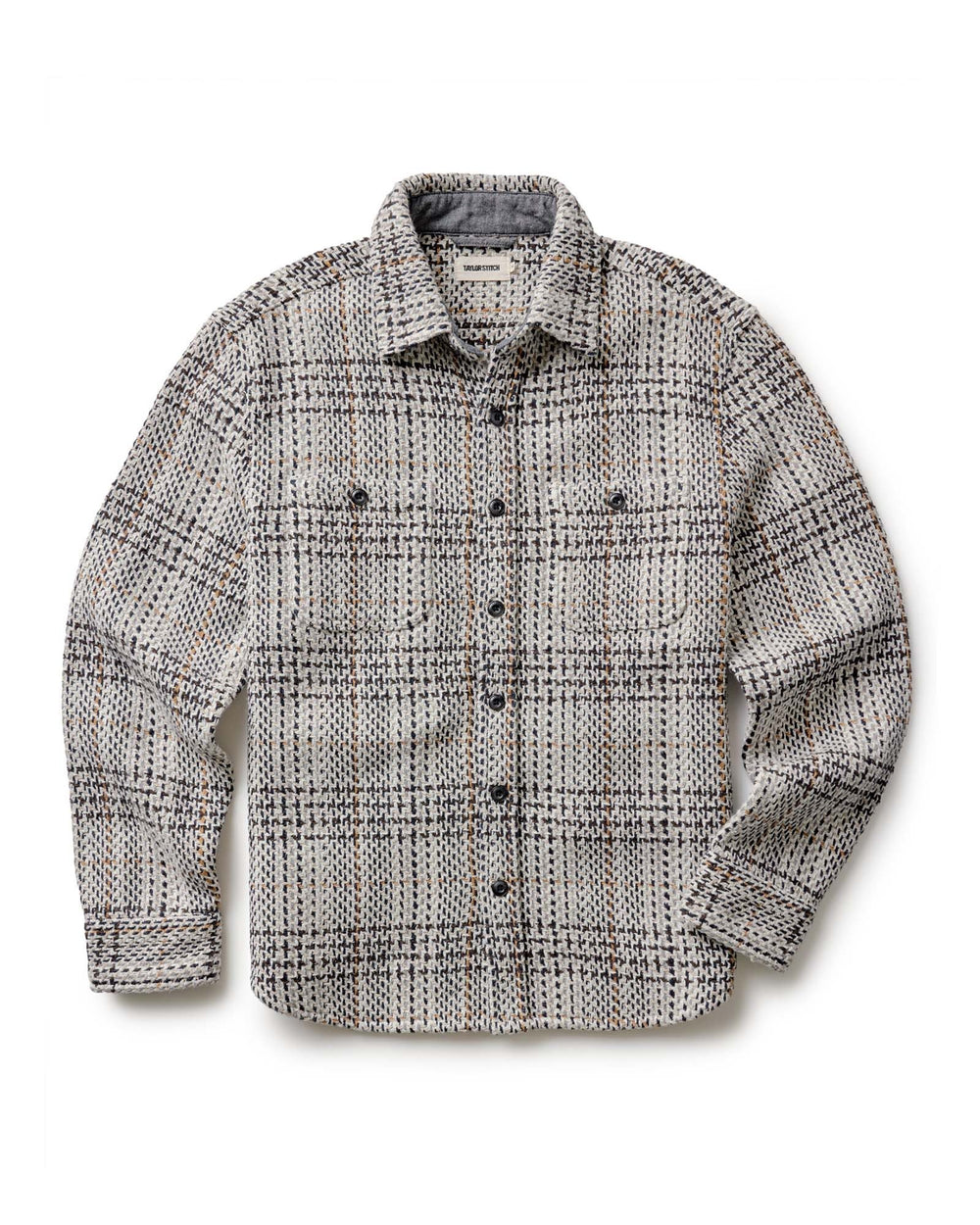 The Cutter Overshirt Stone Plaid