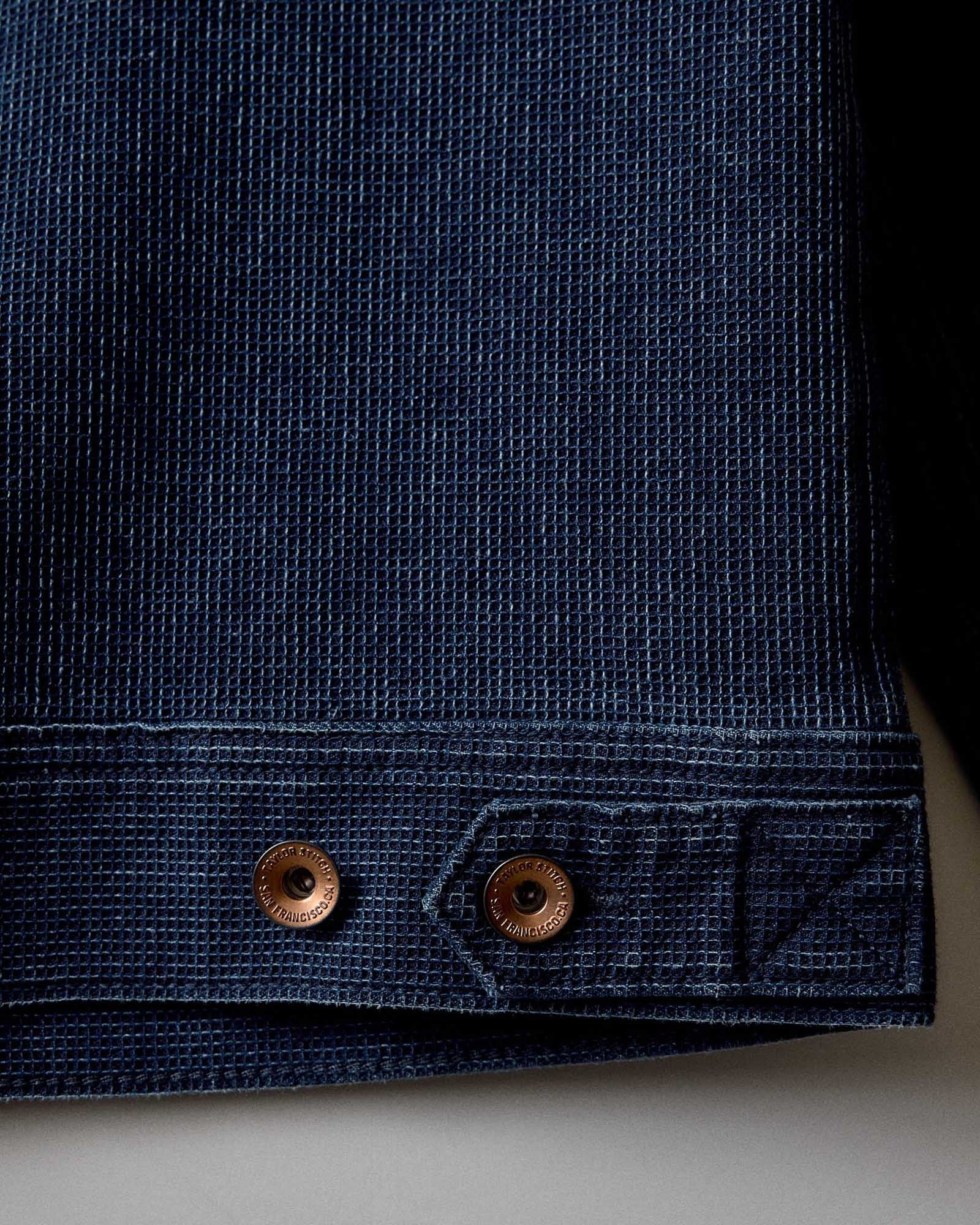 The Long Haul Jacket Rinsed Indigo Waffle