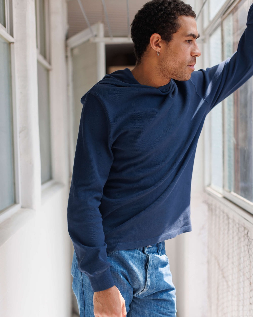 Caza Hoodie Indigo